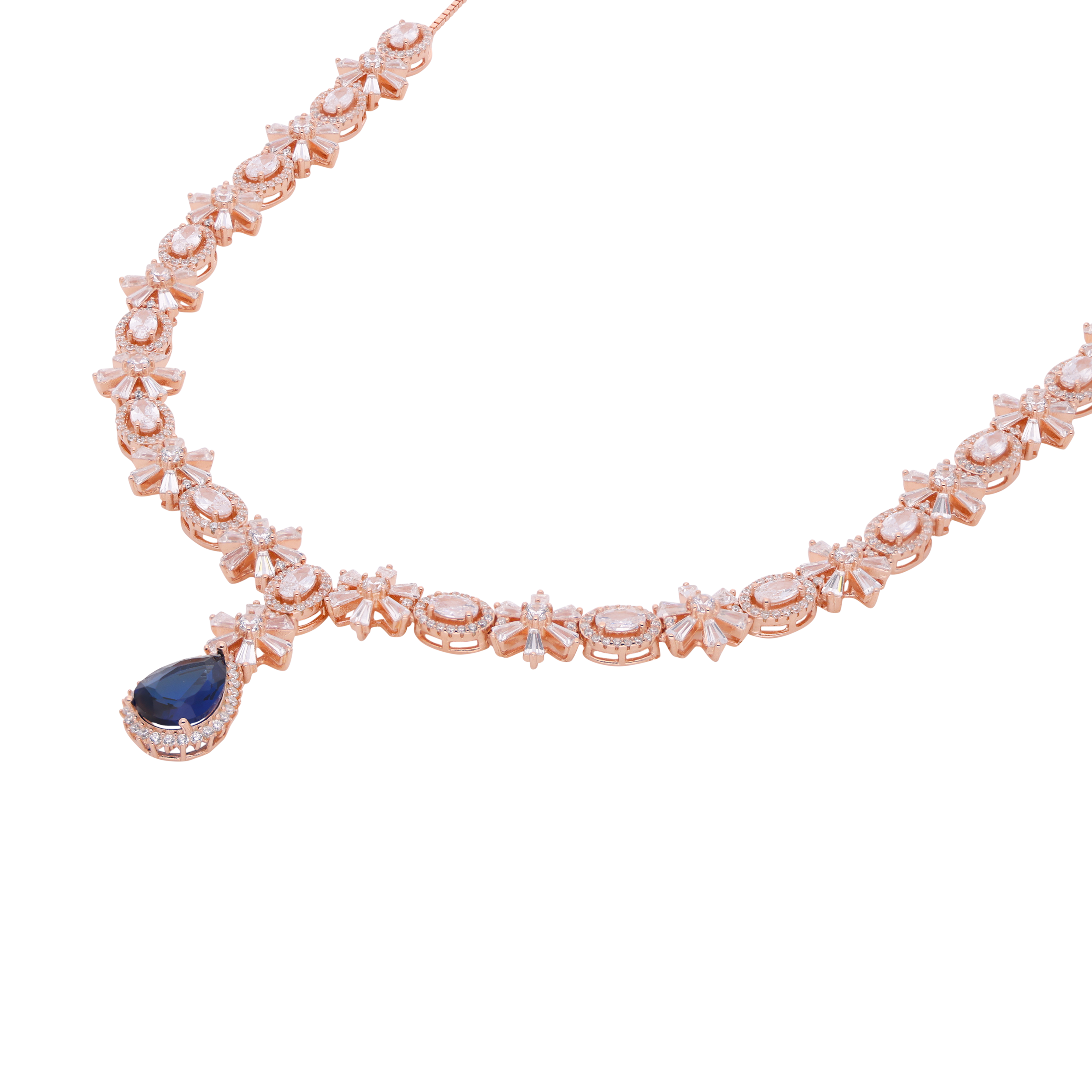 Rose Gold Necklace with Elegant Drop Pendant | SKU : 0021188602, 0021188589, 0003525722, 0003525944, 0003526088