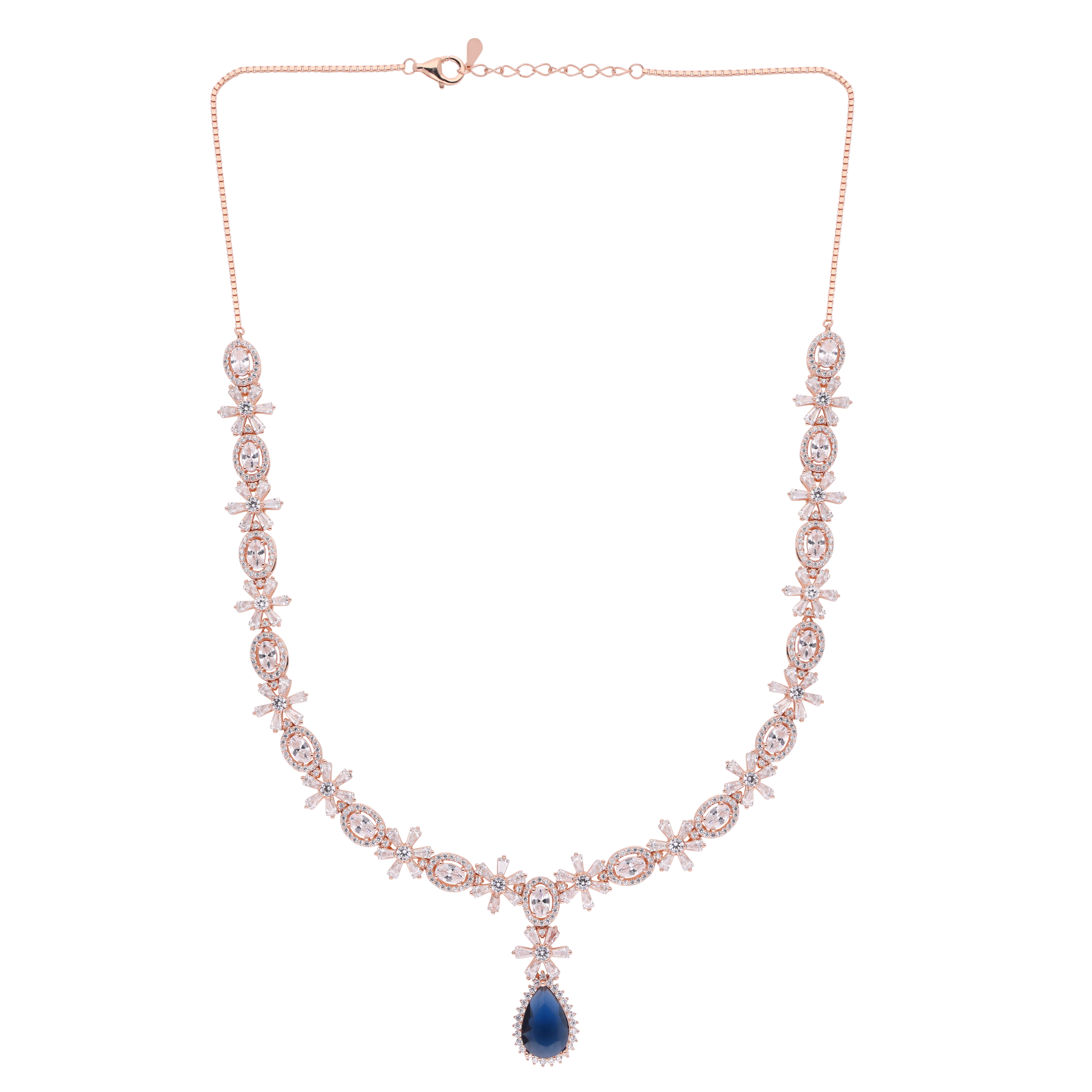 Rose Gold Necklace with Elegant Drop Pendant | SKU : 0021188602, 0021188589, 0003525722, 0003525944, 0003526088