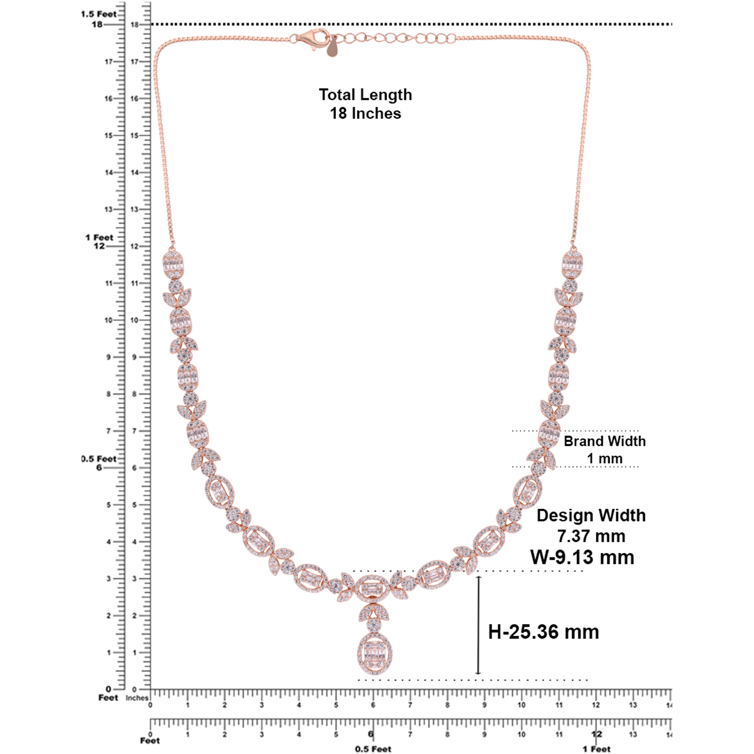 Sterling Silver Necklace with Elegant Drop Pendant & Zirconia | SKU : 0021188640, 0021188626, 0003525685, 0003525869