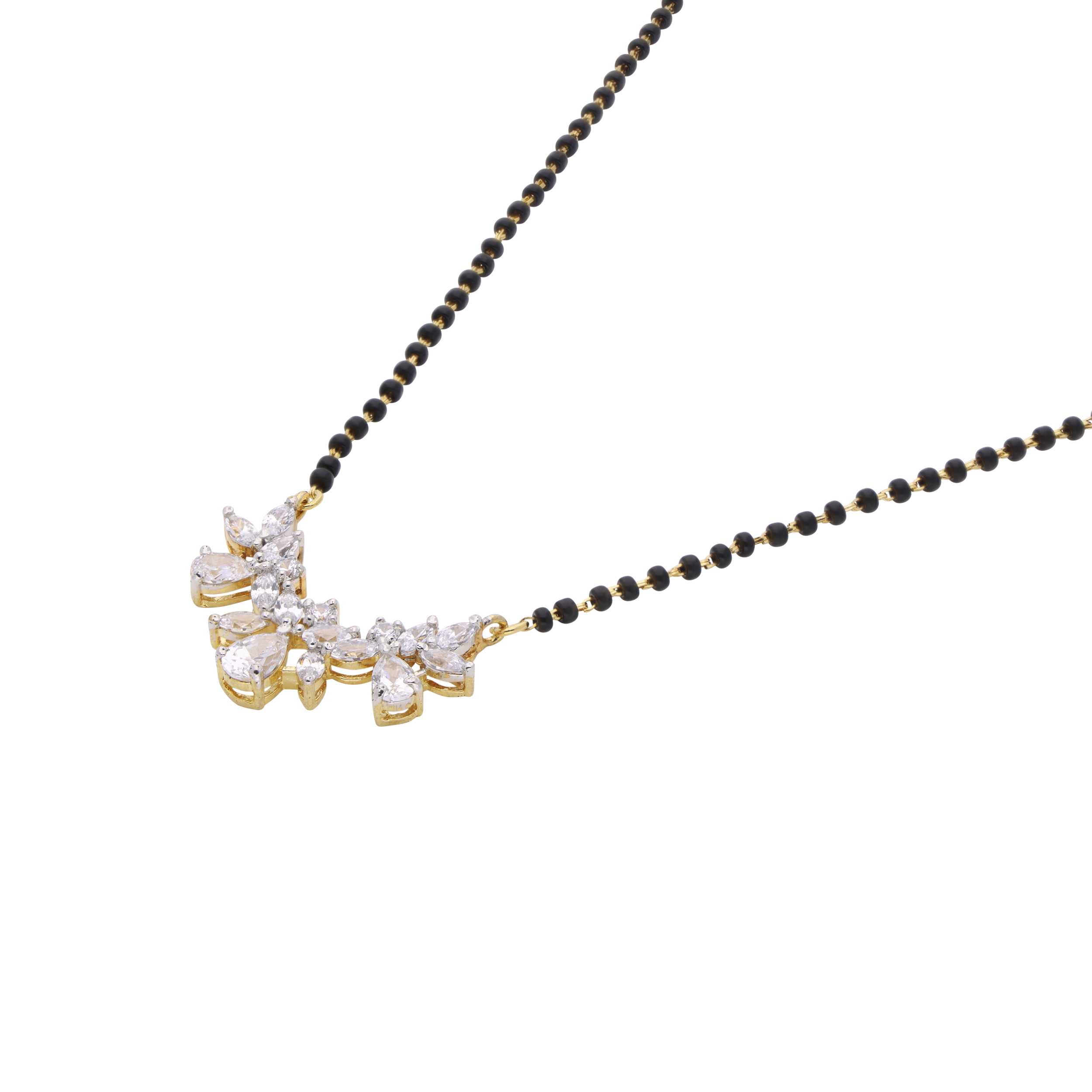 Timeless Floral Vine Mangalsutra – Elegant & Radiant | SKU: 0021327698