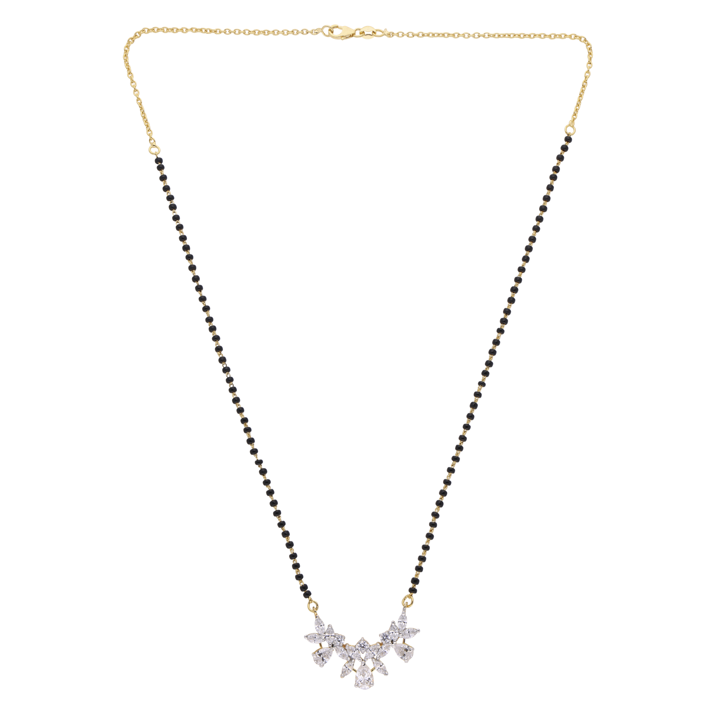 Timeless Floral Vine Mangalsutra – Elegant & Radiant | SKU: 0021327698