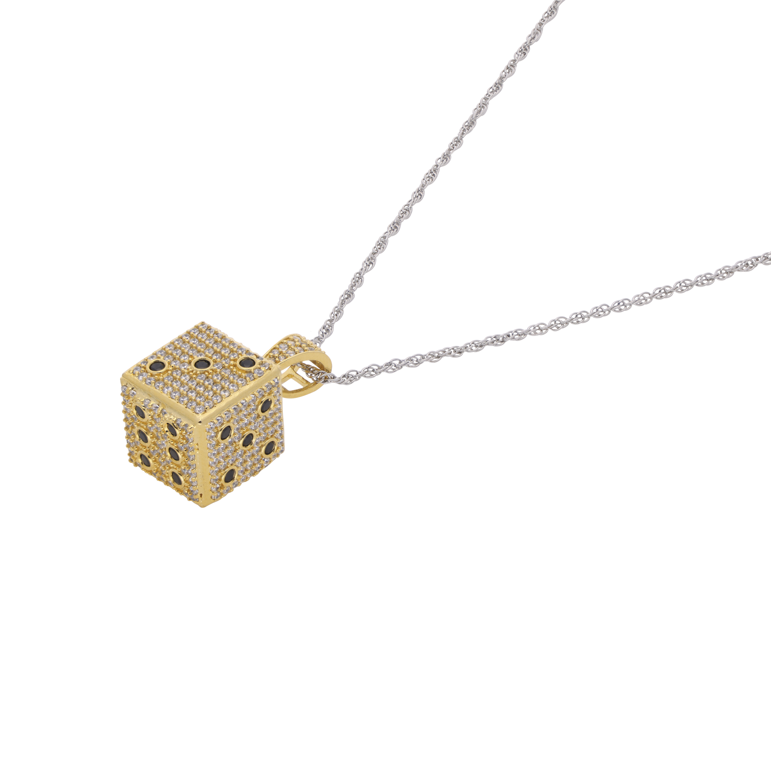 Sterling Silver Bold & Stylish Lucky Dice Pendant | SKU : 0003566602, 0021341717, 0021341663