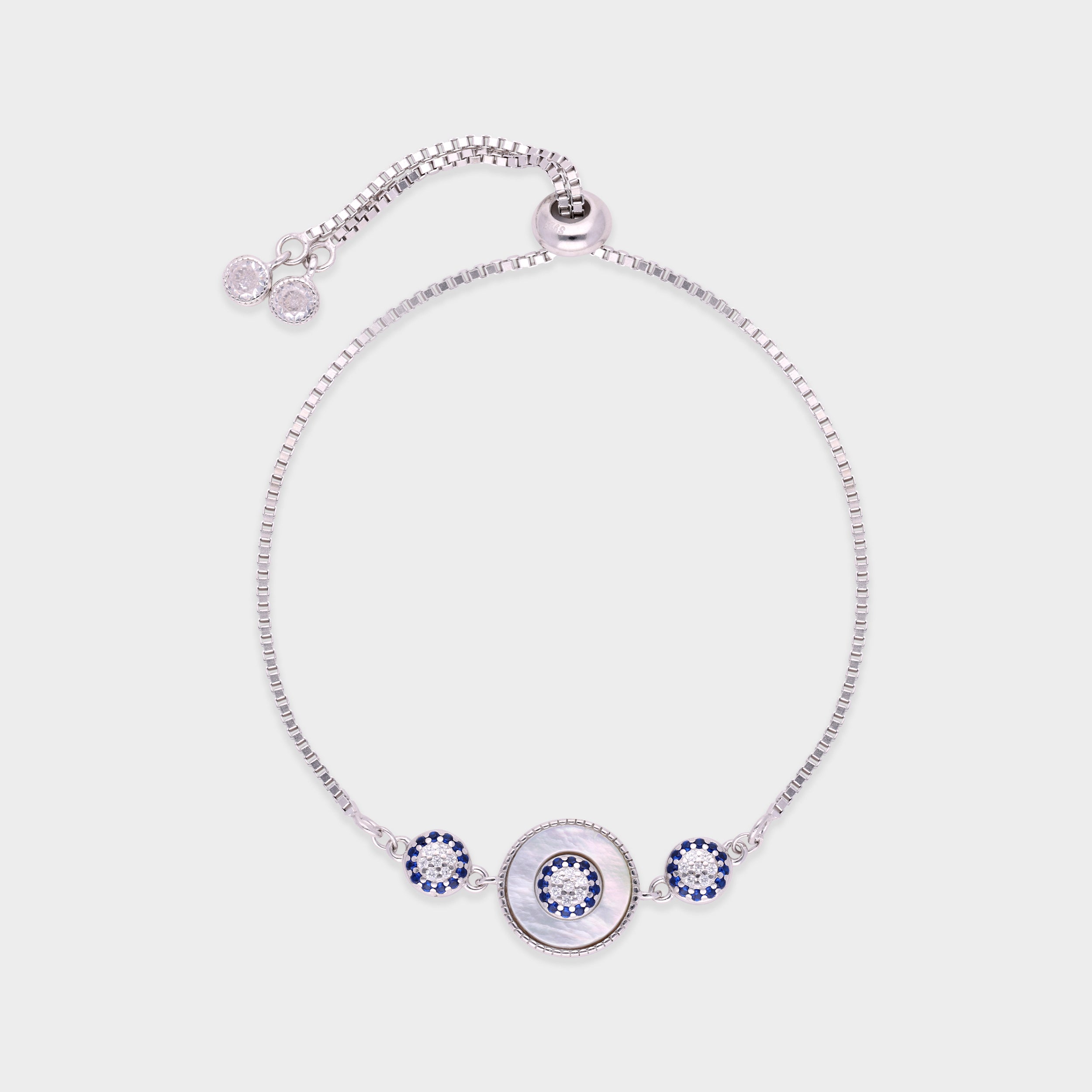 Celestial Harmony Sterling Silver Adjustable Bracelet | SKU : 0003630969, 0021545955