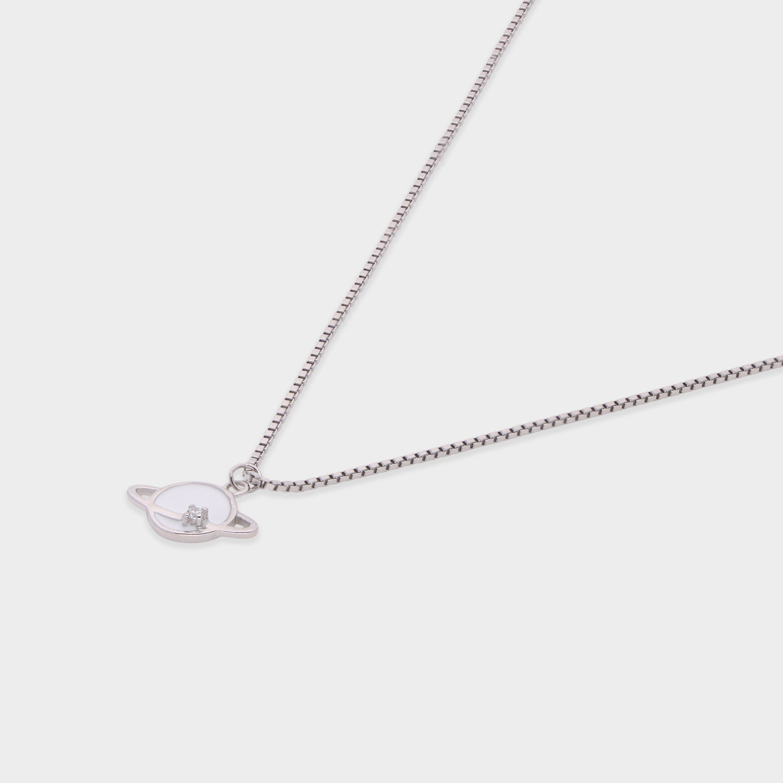 Celestial Orbit Sterling Silver Pendant – A Cosmic Symphony of Elegance | SKU : 0021546266, 0021546273, 0021546280