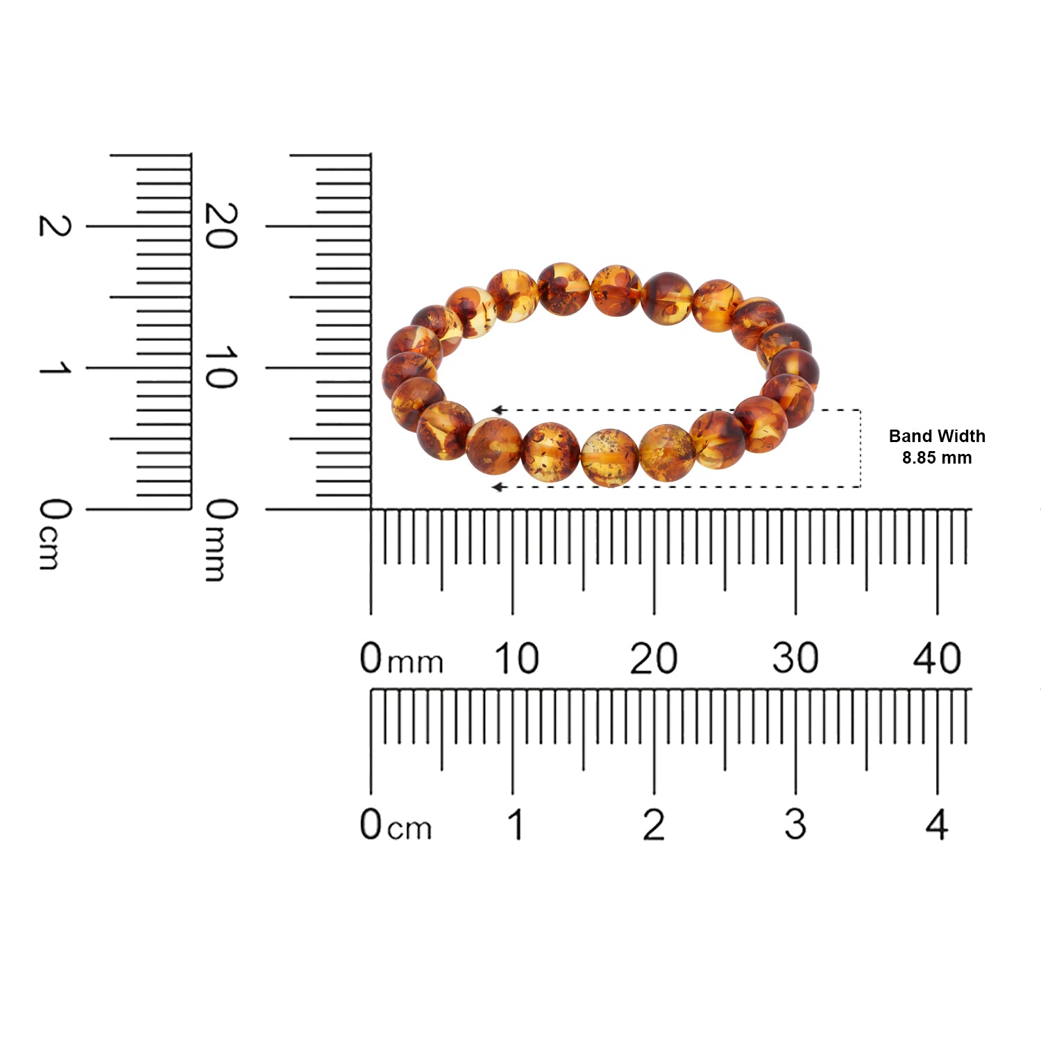 Radiant Amber Energy Bead Bracelet | SKU : 0004919315, 0004919346, 0004919322, 0004962618, 0004919353