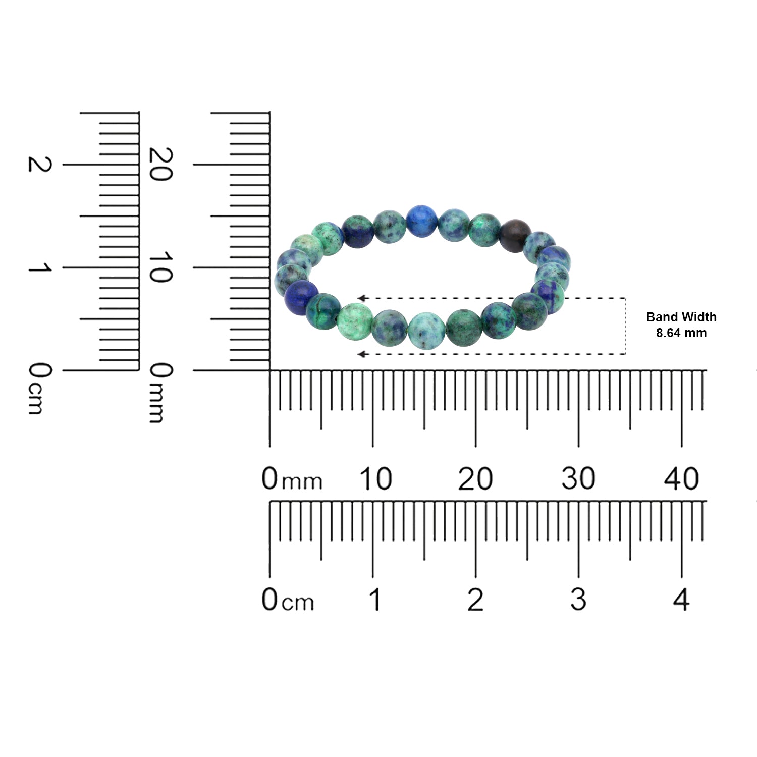 Azurite Insight Energy Bracelet | SKU : 0005561100, 0005561124, 0005561117, 0005561131, 0005561094