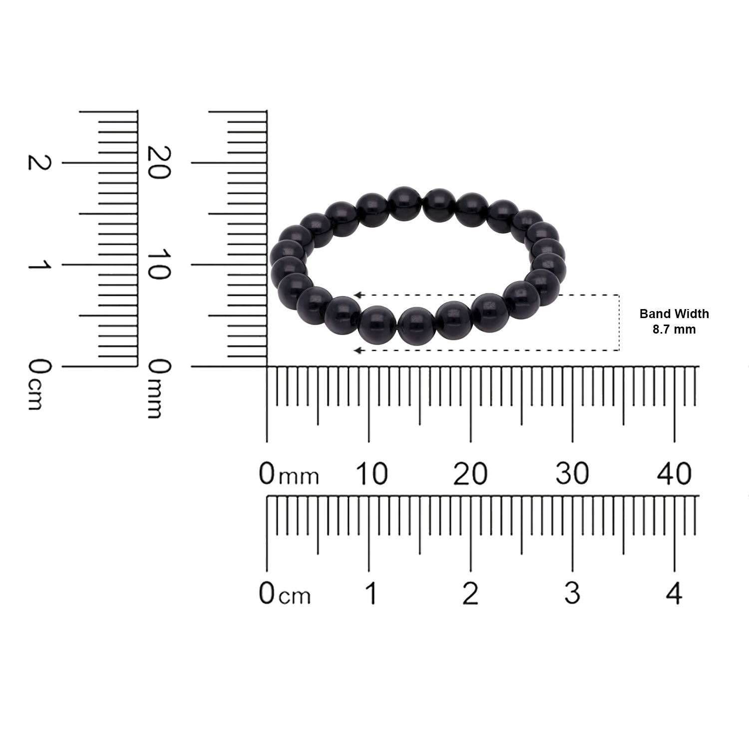 Black Tourmaline Protection Energy Bracelet | SKU : 0004960263, 0005561261, 0005561230, 0005561254, 0005561247