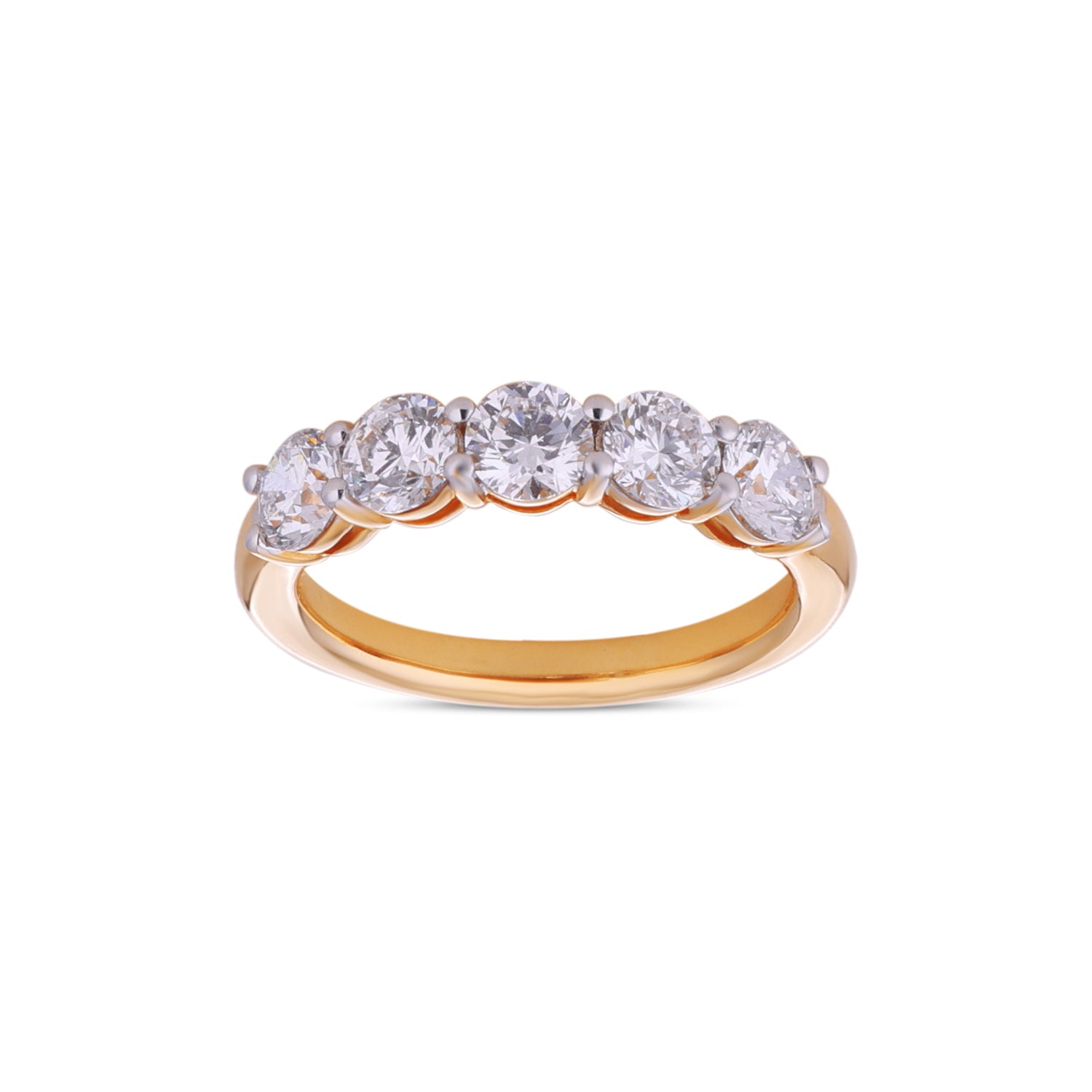 Eternal Luminescence 18K Gold Lab-Grown Diamond Band | SKU : 0004701149, 0021887376