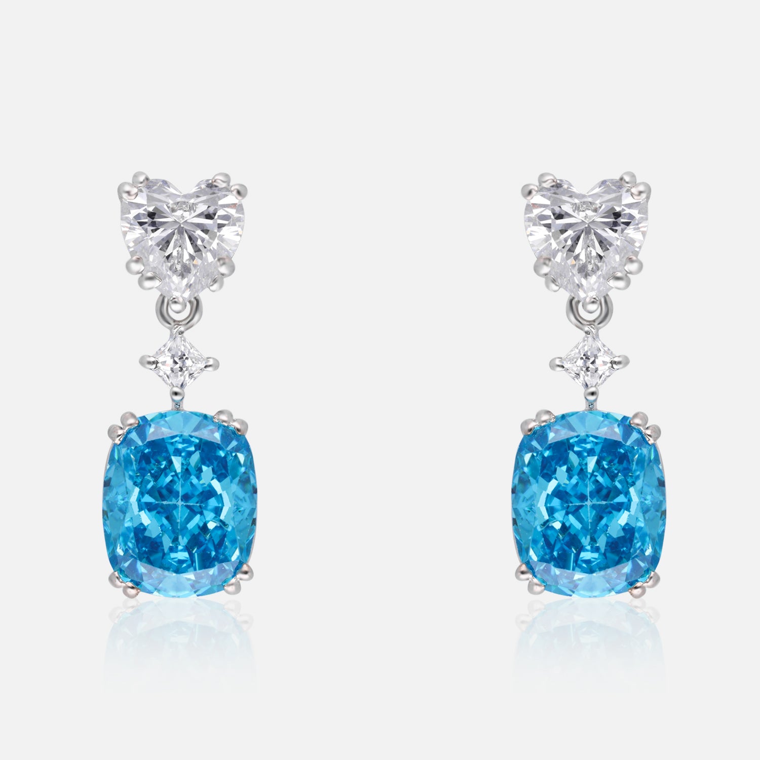 Romantica GemDrop Sterling Silver Earring | SKU :  0022178947, 0022179241, 0003894071