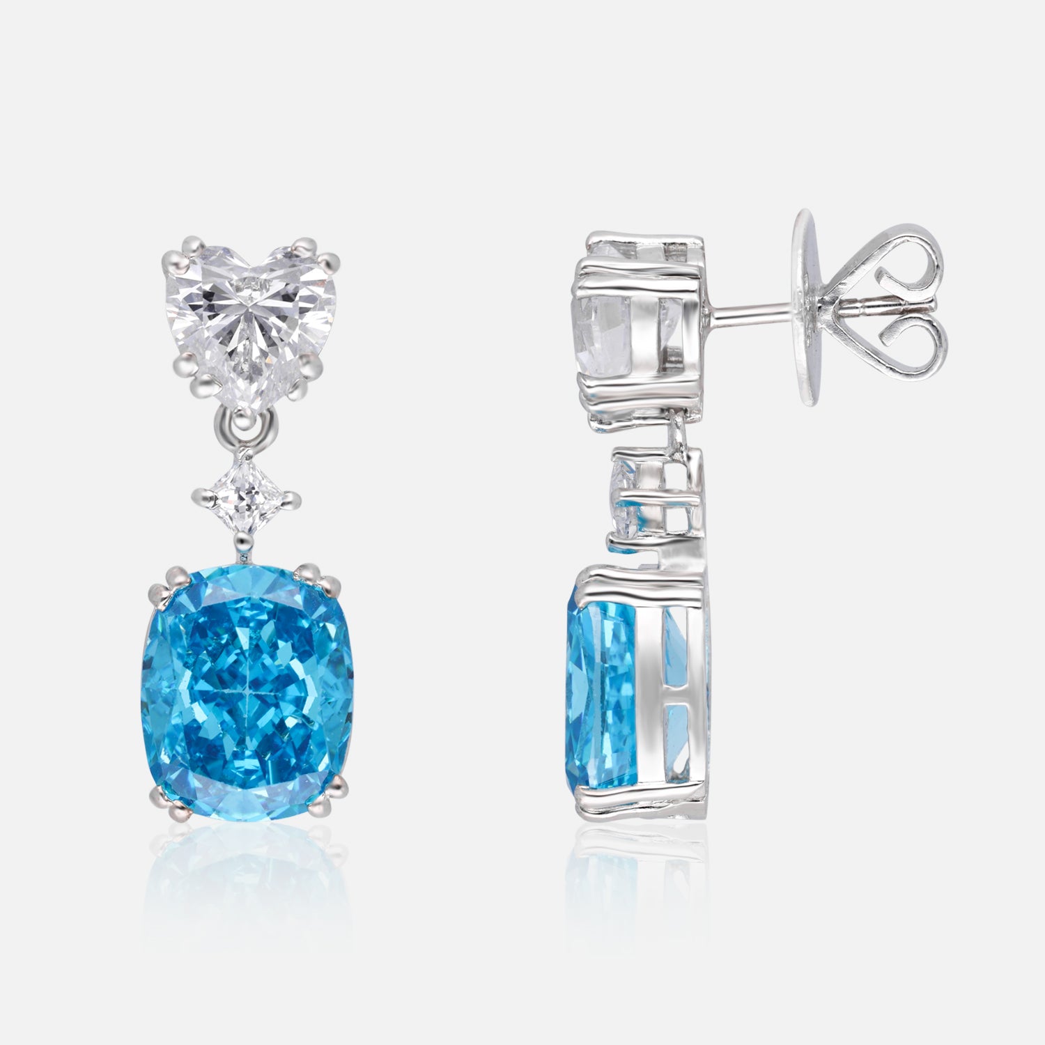 Romantica GemDrop Sterling Silver Earring | SKU :  0022178947, 0022179241, 0003894071