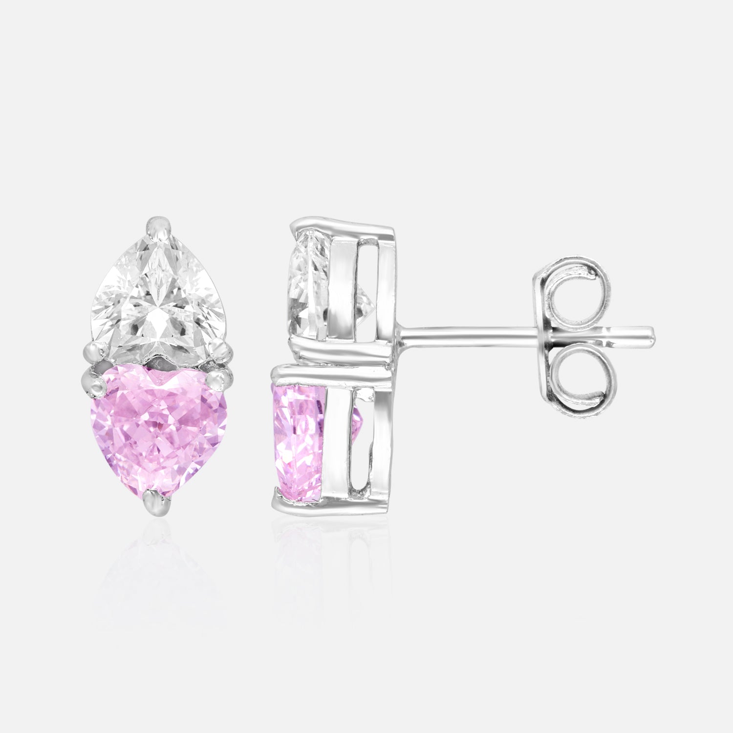 Dual Harmony Gemstone Stud Earrings | SKU : 0022196200, 0022194817, 0003904565