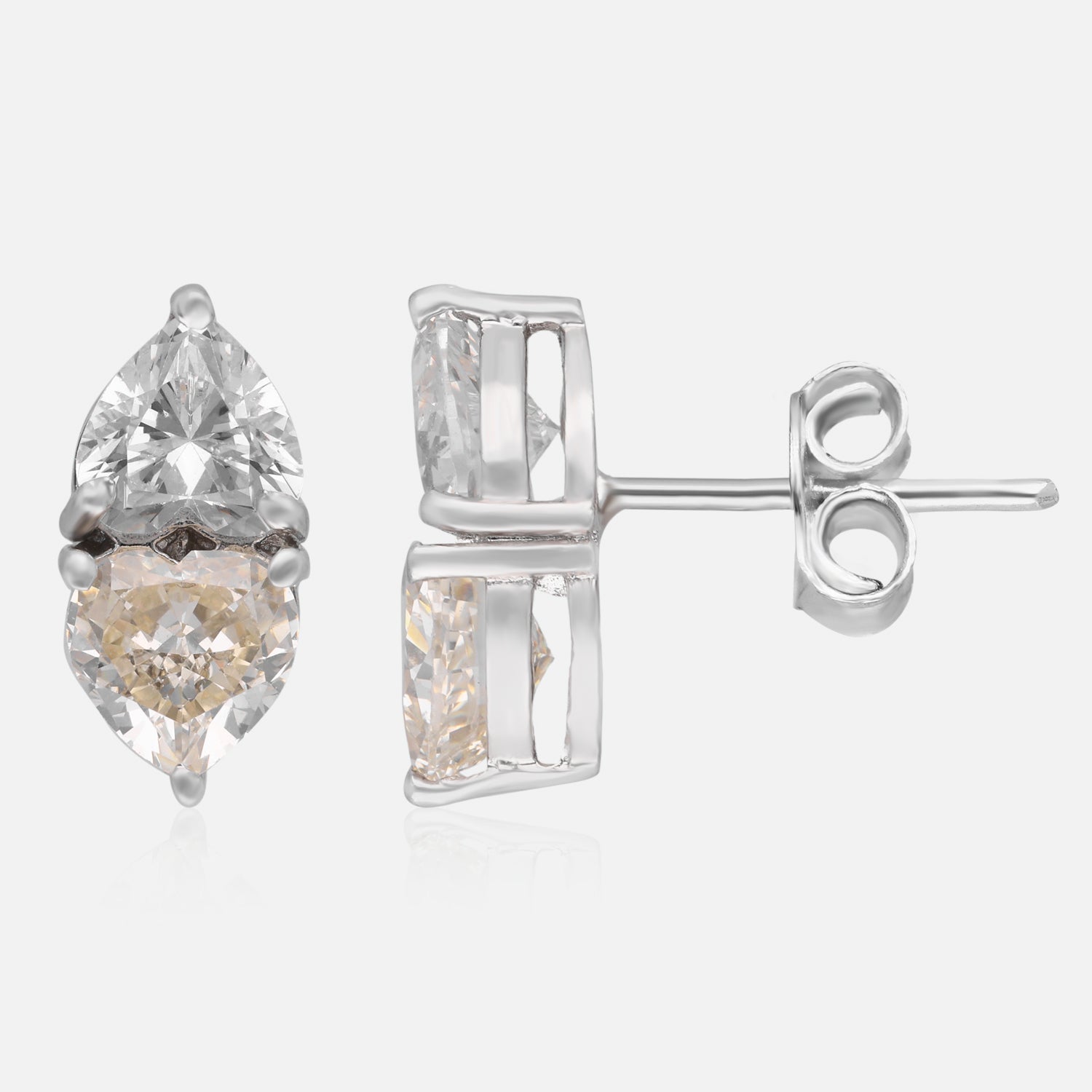 Dual Harmony Gemstone Stud Earrings | SKU : 0022196200, 0022194817, 0003904565