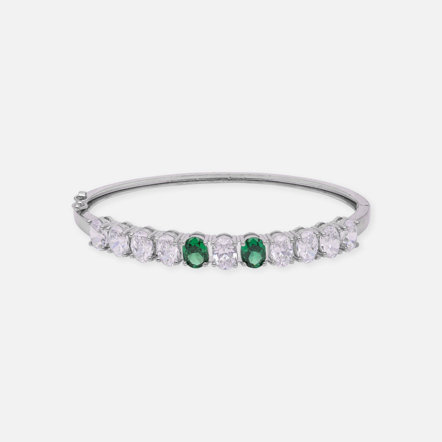 Elegant Blue Topaz & Diamond Bangle | SKU : 0022219596, 0022219381, 0003922040