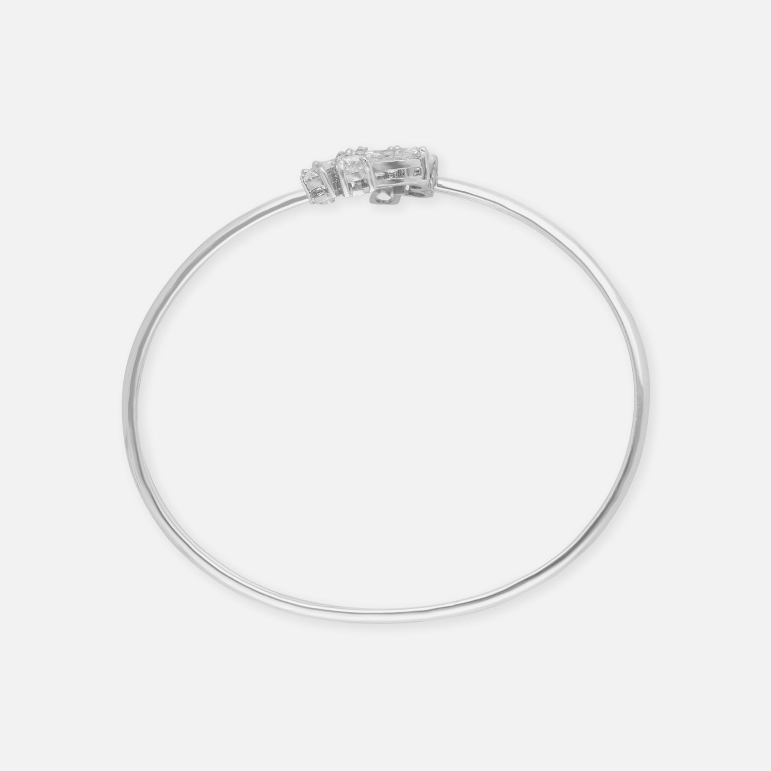 Timeless Sterling Silver Cluster Bracelet of Elegance | SKU : 0022219664, 0022219459, 0003922118