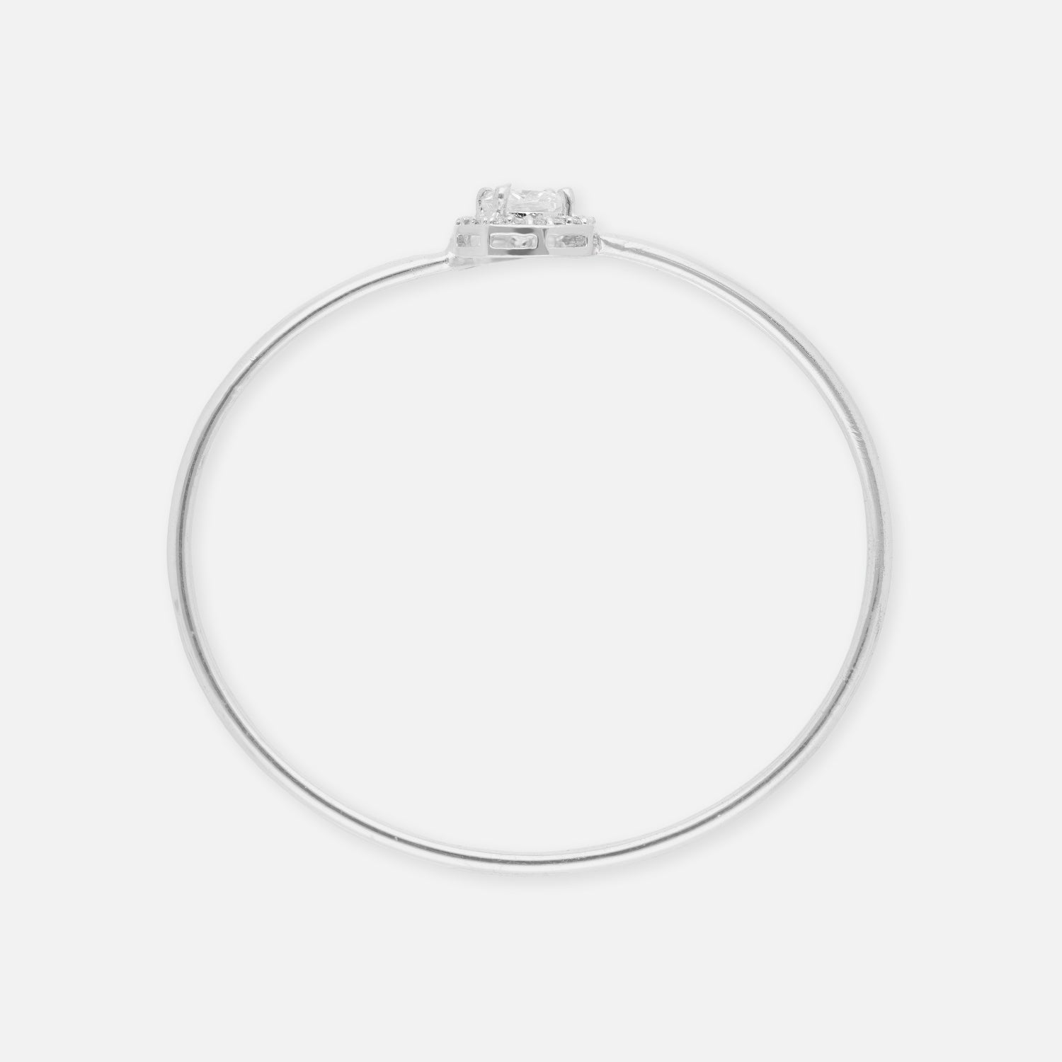Sterling Silver Twin Cushion-Cut Halo Bracelet | SKU : 0022219657, 0022219442, 0003922101