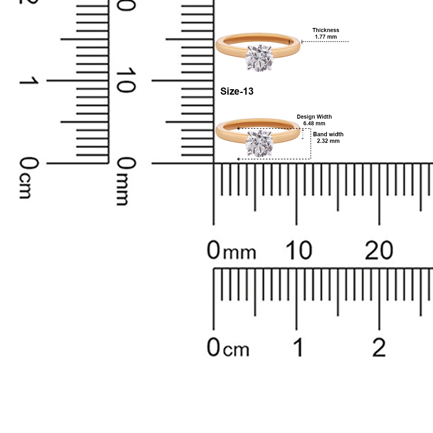 Radiant Promise Lab Grown Solitaire Diamond Ring in Yellow Gold | SKU : 0004952800