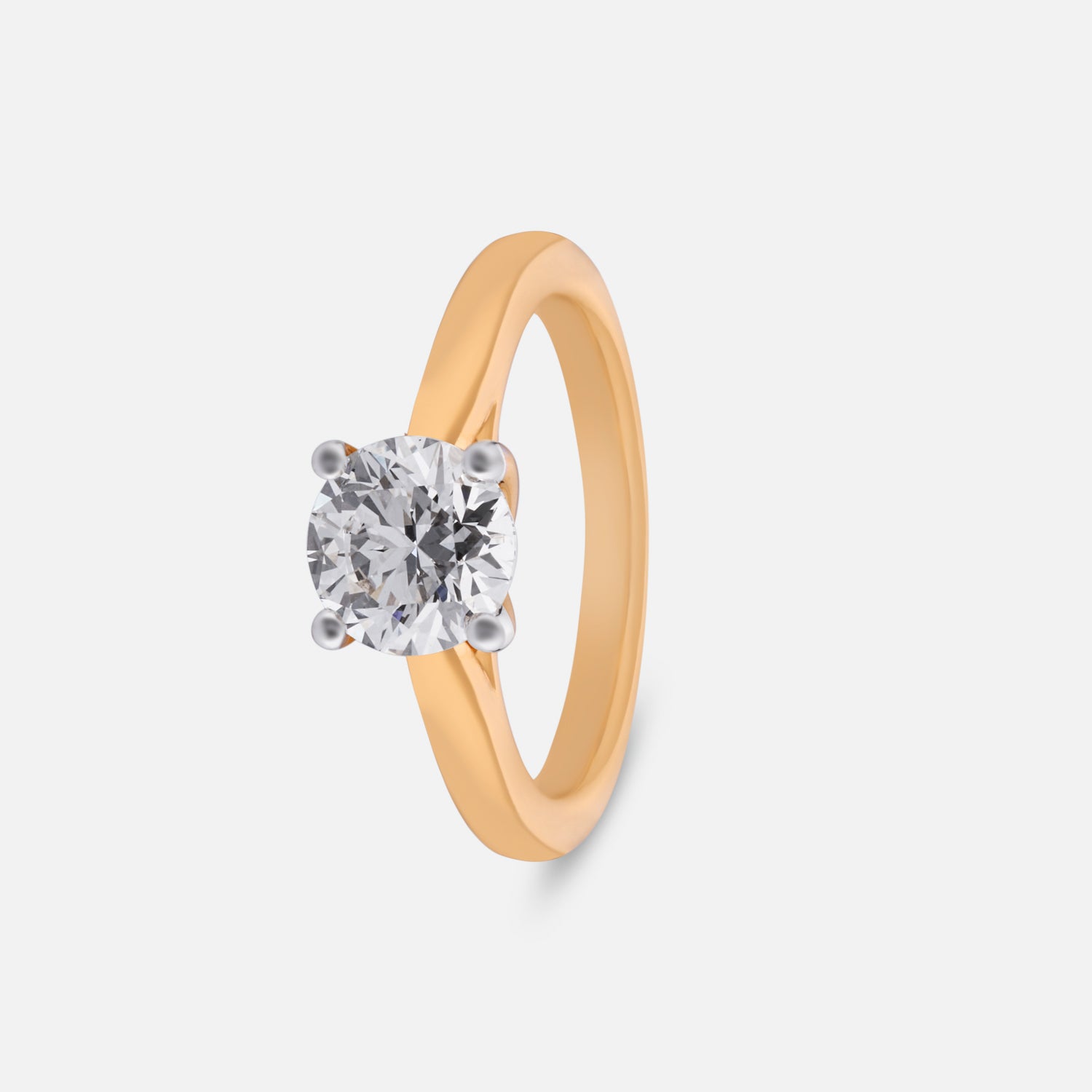 Timeless Glow Lab Grown Solitaire Diamond Ring in Yellow Gold | SKU : 0004952862