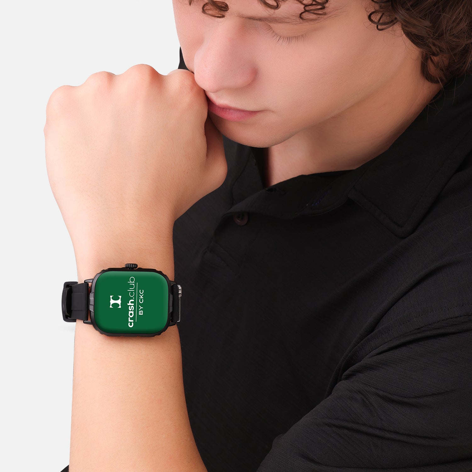 Smartwatch with Silver Charm, Bluetooth Calling & Health Tracking for Men | SKU : 0022603746, 0005856718