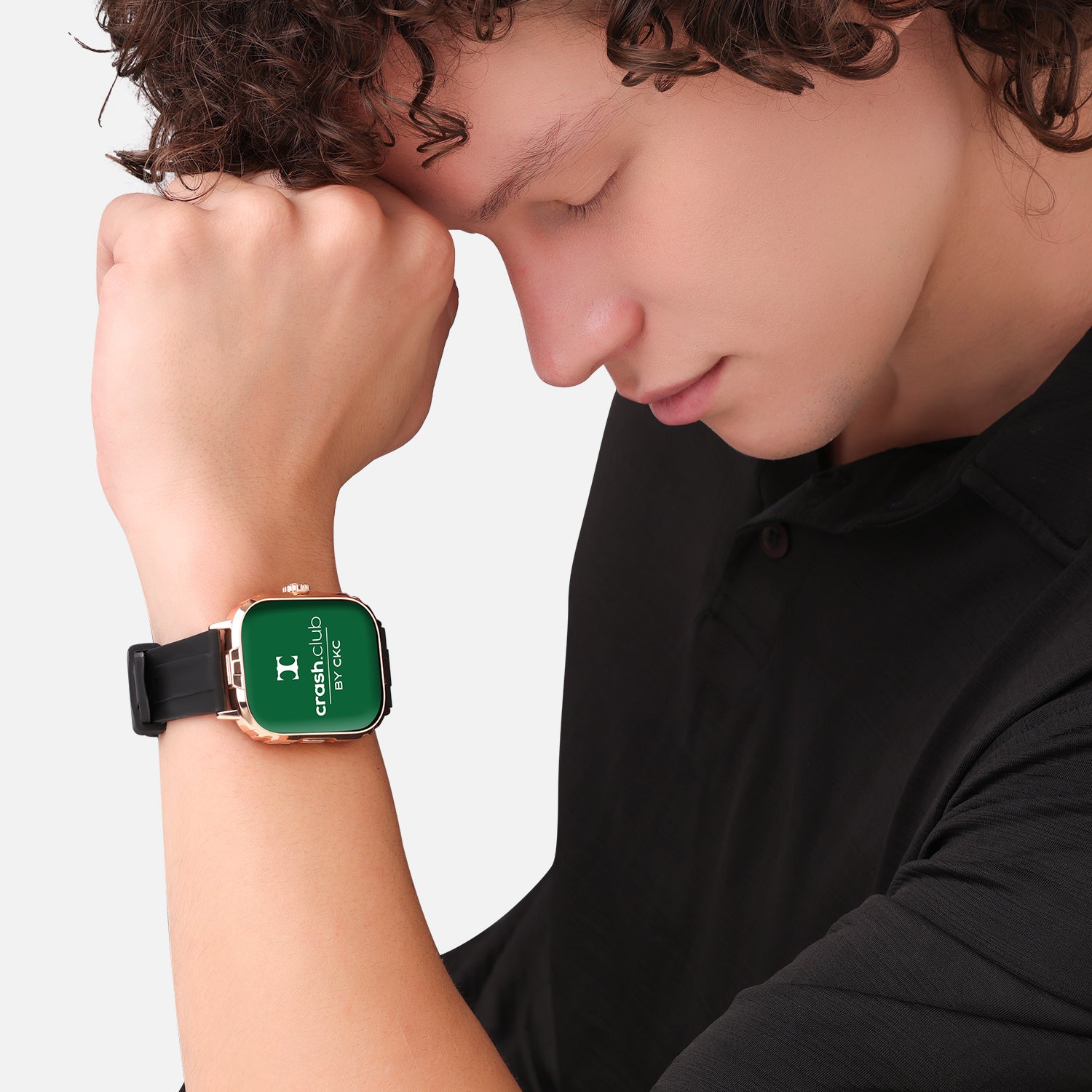 Smart Watch with Silver Charm, Bluetooth Calling, Fitness Tracking & App Connectivity for Men | SKU : 0022612700, 0005860029