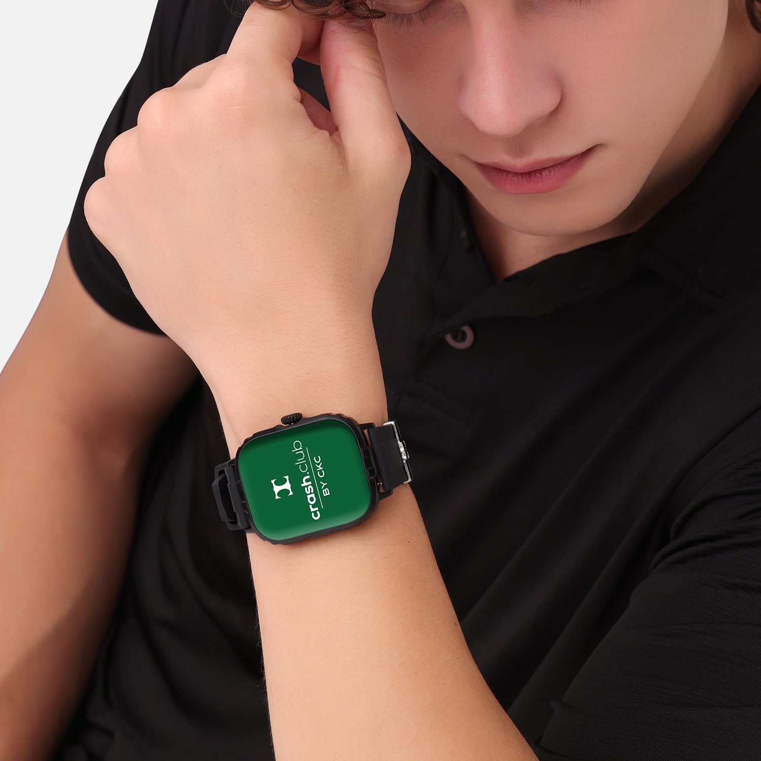Smart Watch with Silver Charm, Calling, Activity Monitoring & App Connectivity for Men | SKU : 0022615664, 0005862306