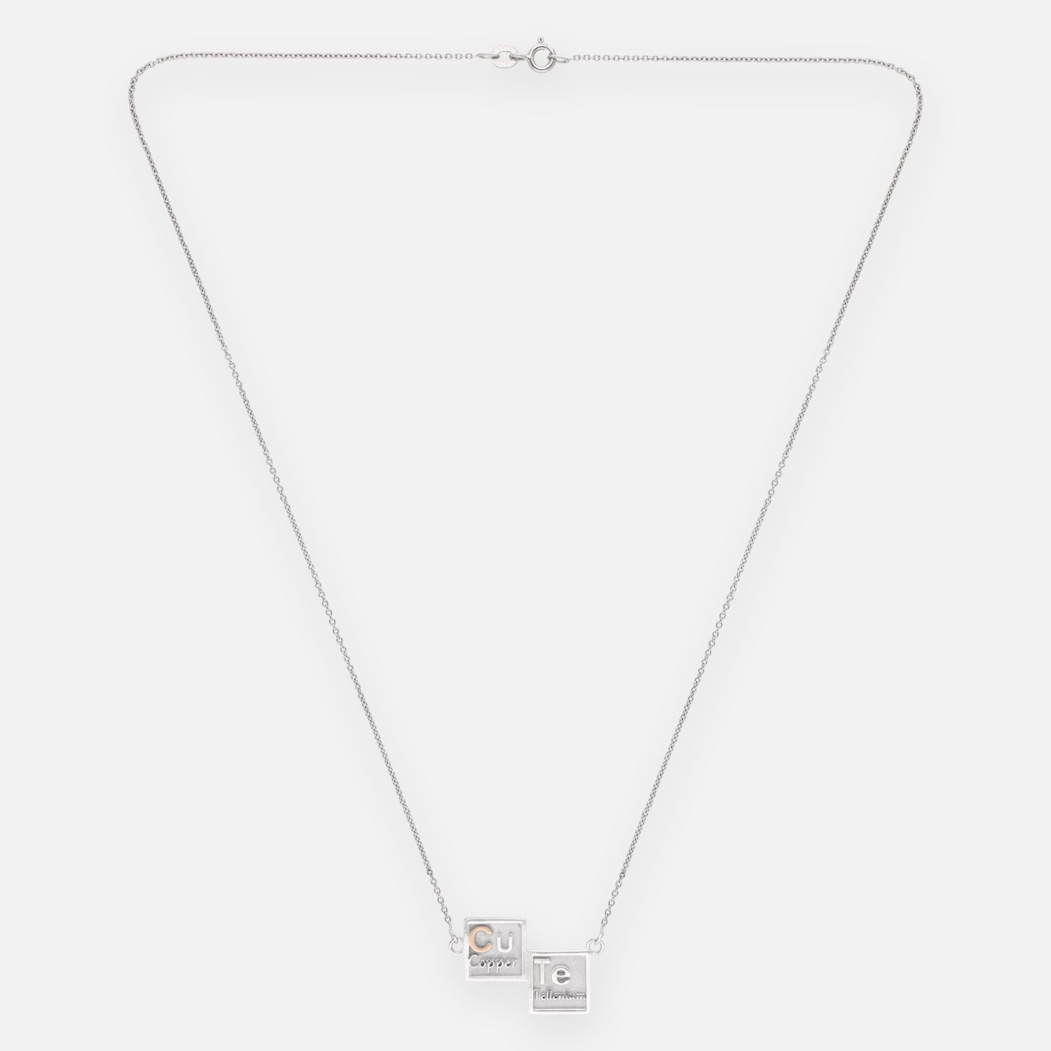 Sterling Silver Cu Te Element Necklace – Science Collection | SKU: 0005867035, 0005867059, 0005867073, 0005867097, 0005867110, 0005867134, 0005867158, 0005867172, 0005867196, 0005867219, 0005867233, 0005867257, 0005867271, 0005867295