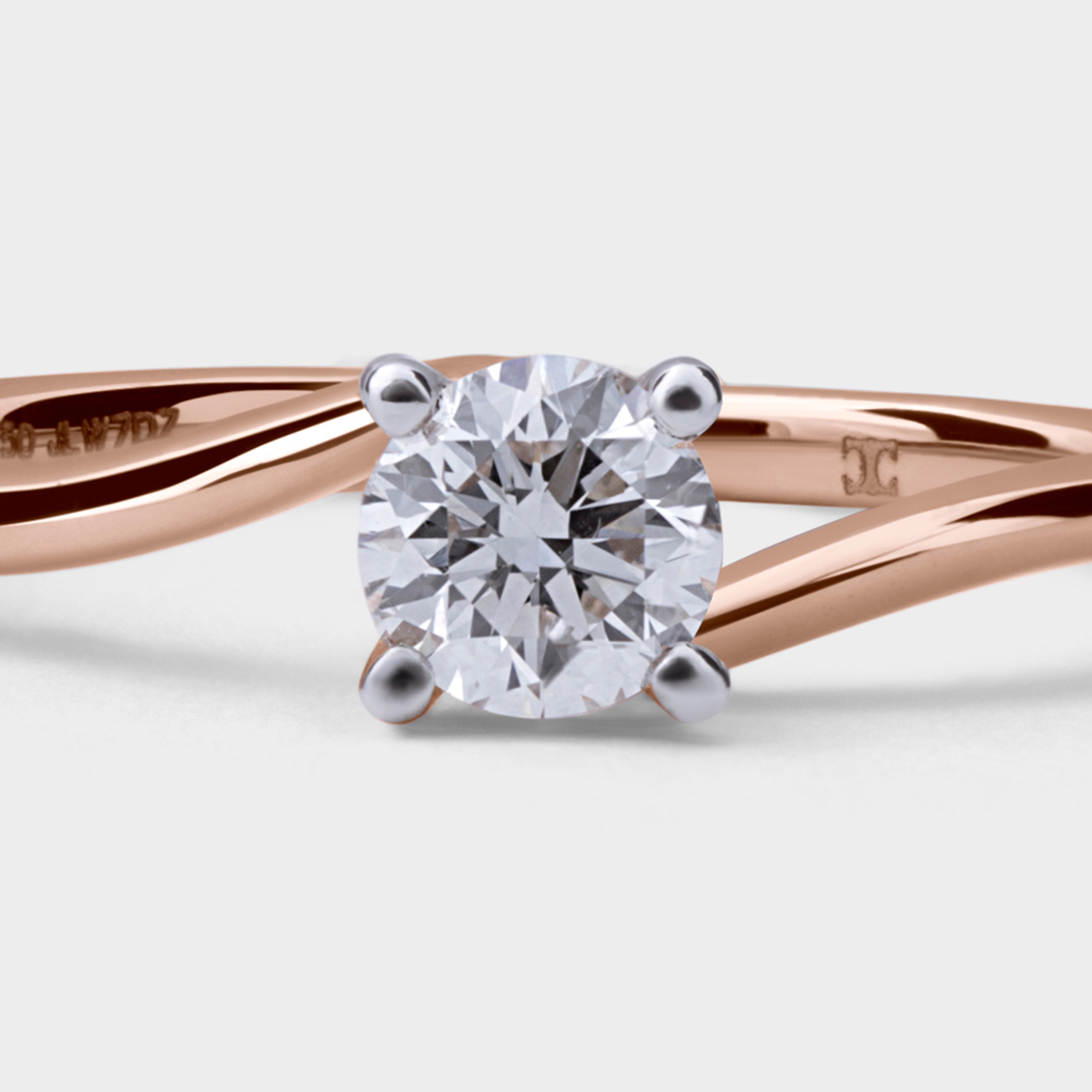 Round Solitaire 0.51 Carat Diamond Ring | SKU : 0019898735