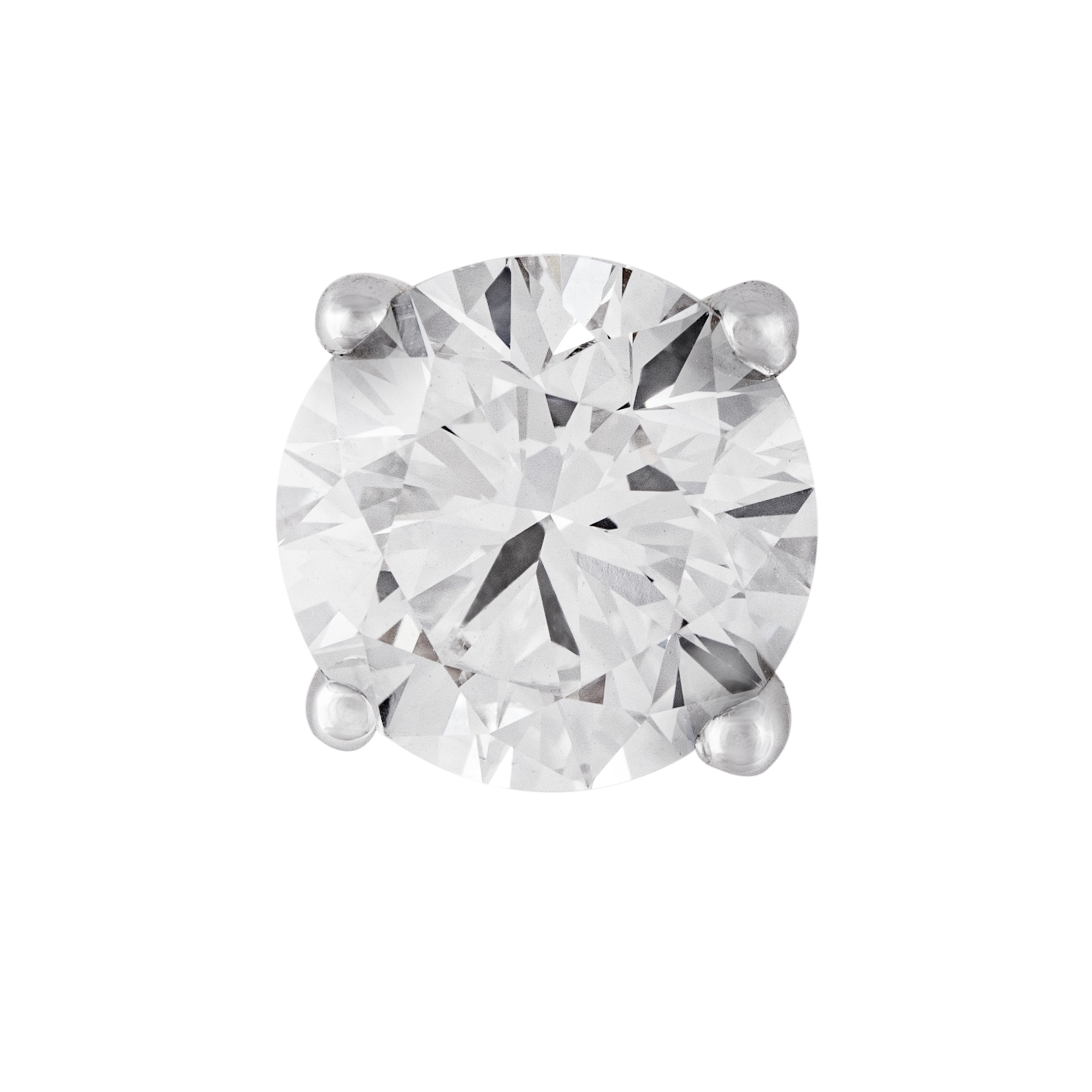 Round Brilliant 2.50 & 2.60 Carat Lab Grown Diamonds Studs| SKU: 0019053042 - crash.club by CKC