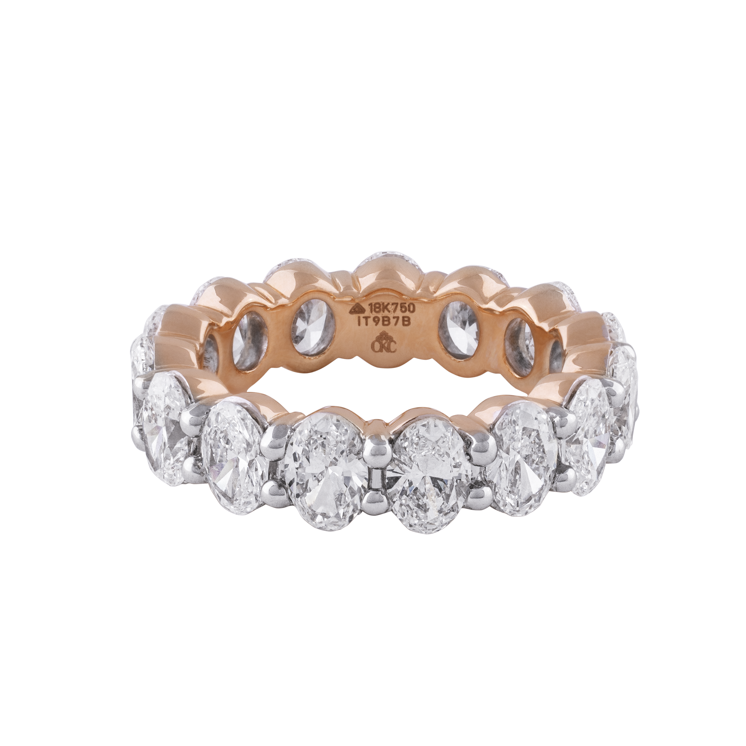 Oval Cut 4.16 Carat Designer Rose Gold Lab Grown Diamond Ring | SKU: 0019052663 - crash.club by CKC