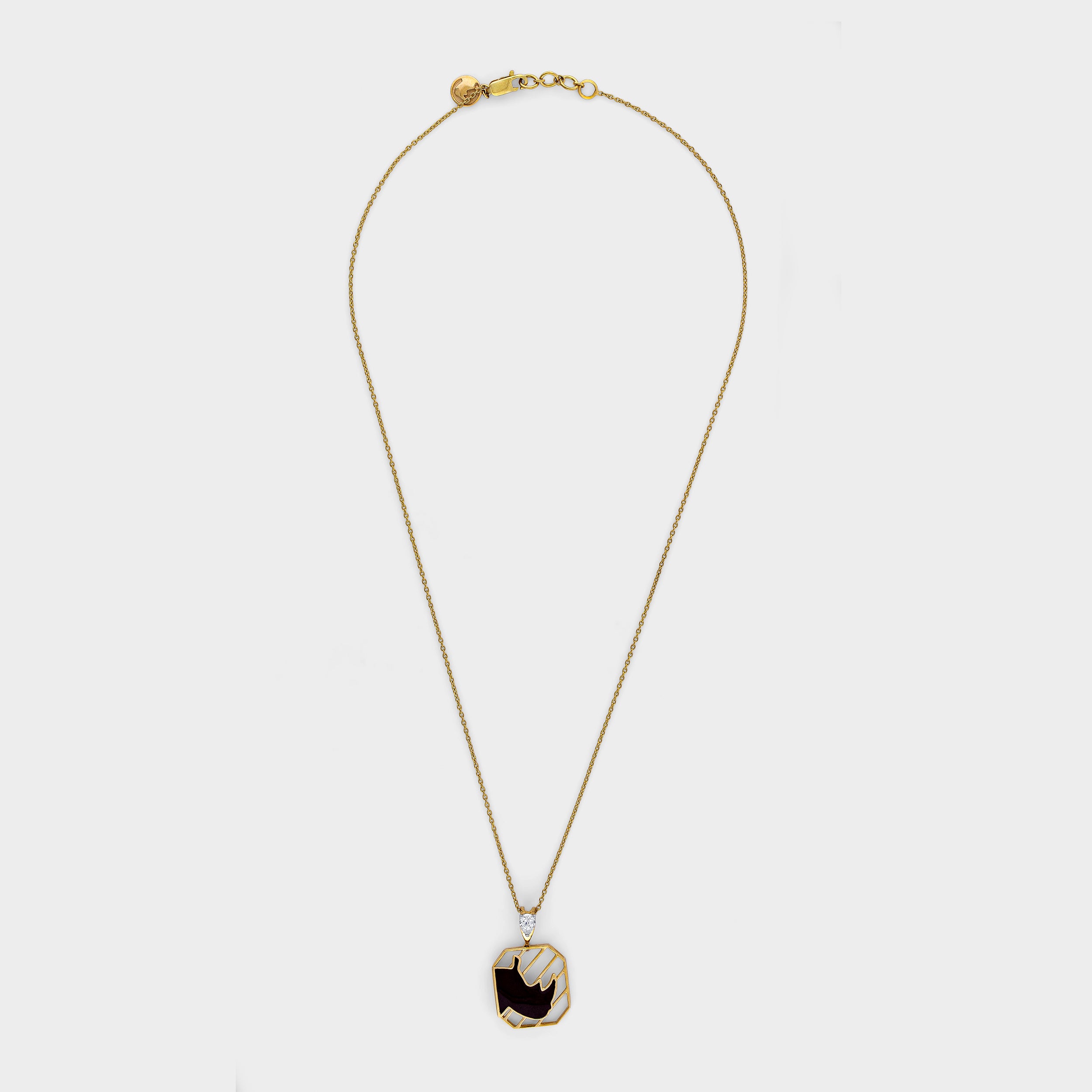 Black Rhino Diamond Pendant Chain | SKU: 0019374048