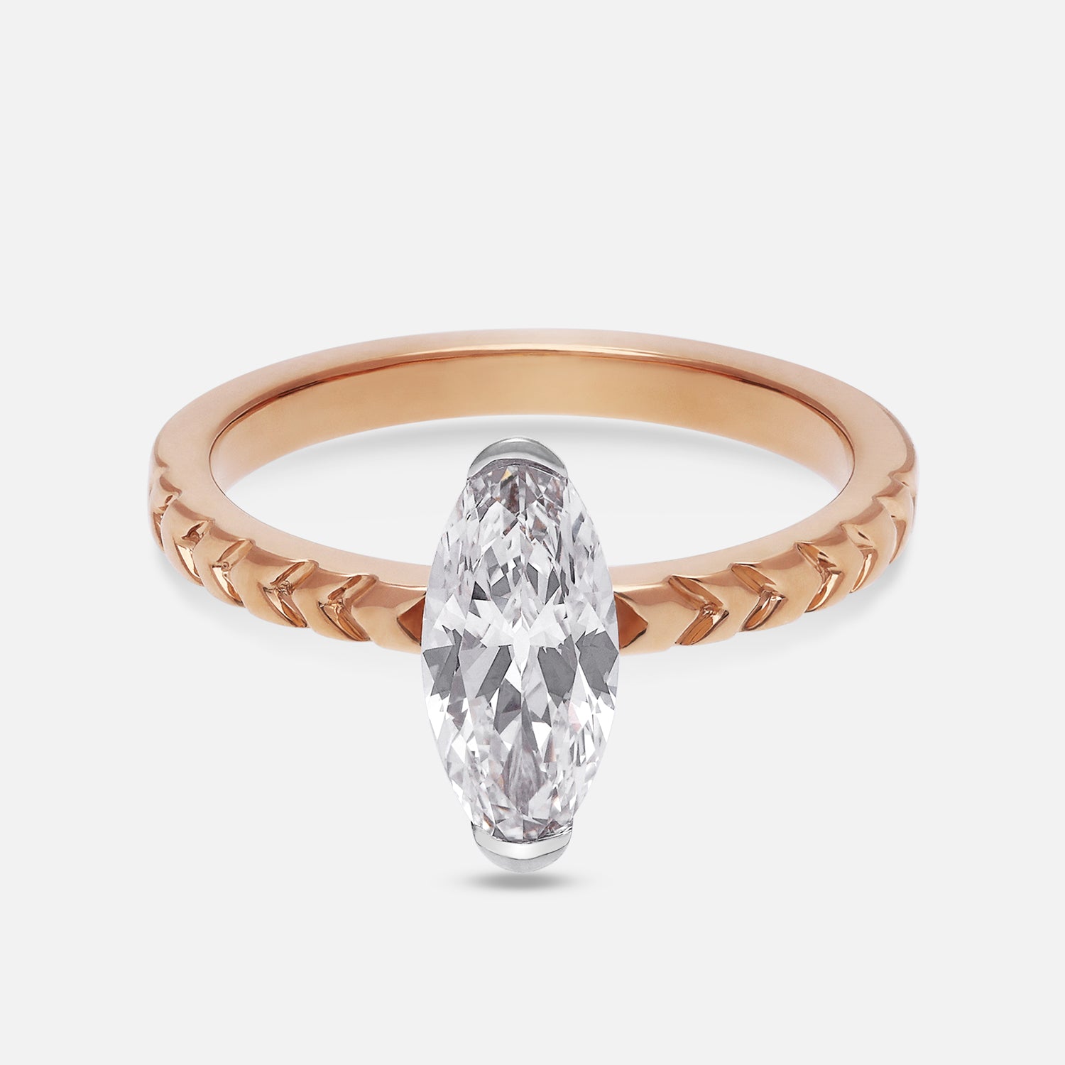 Oval Cut 1.070 Carat Lab-Grown Diamond Ring | SKU : 0003759516