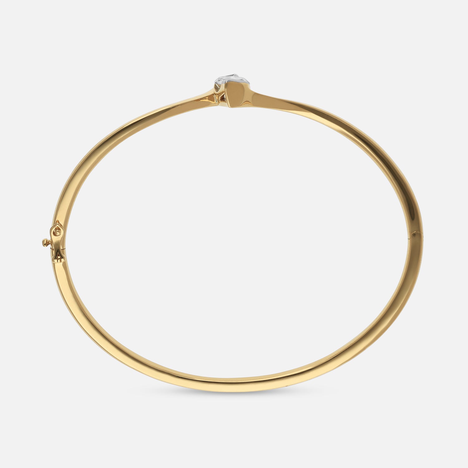 Flame-Cut Lab-Grown Diamond Bracelet in 18Kt Yellow Gold | SKU : 0021923371