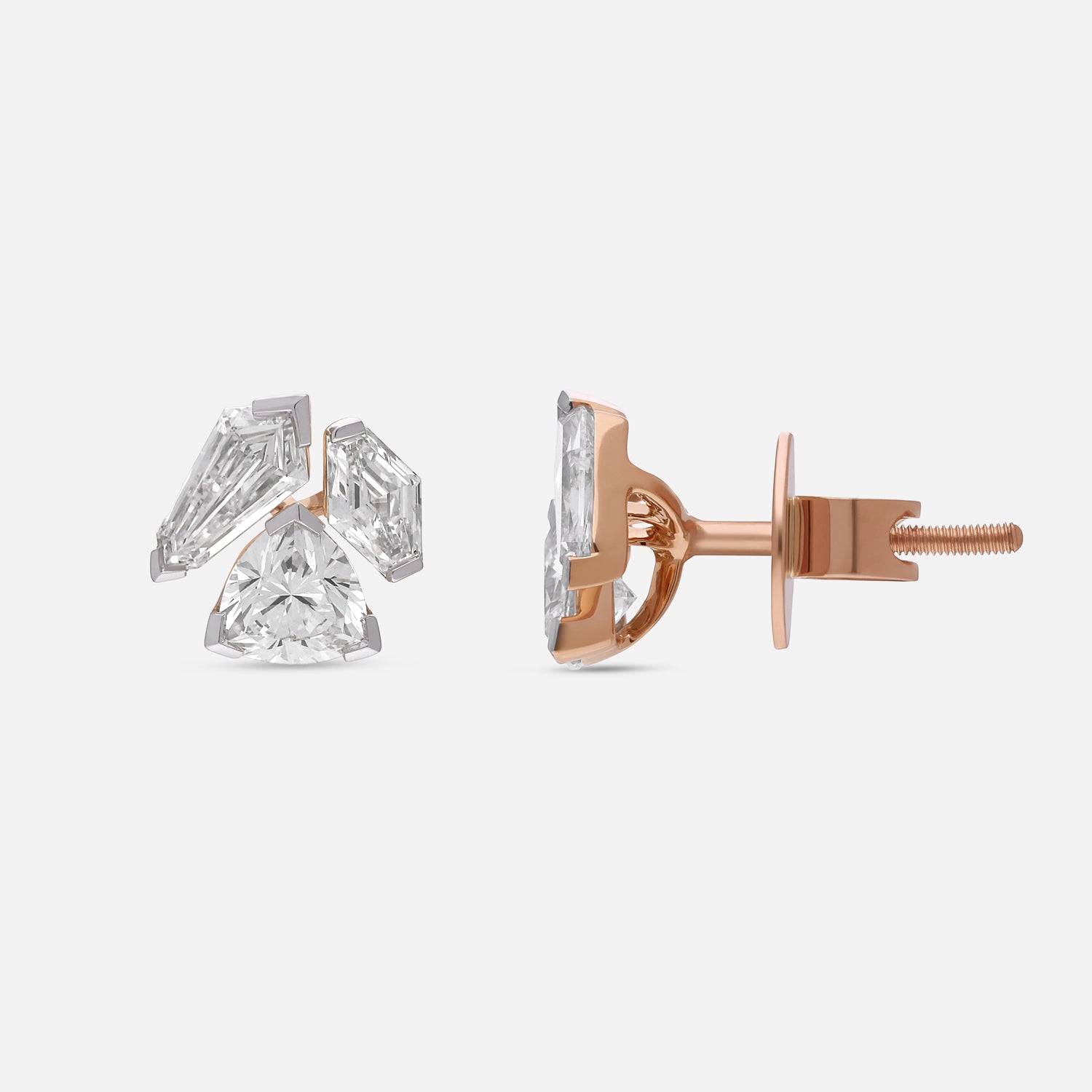 Gold Tops Set with Multi-Cut Lab-Grown Diamonds | SKU : 0003759622