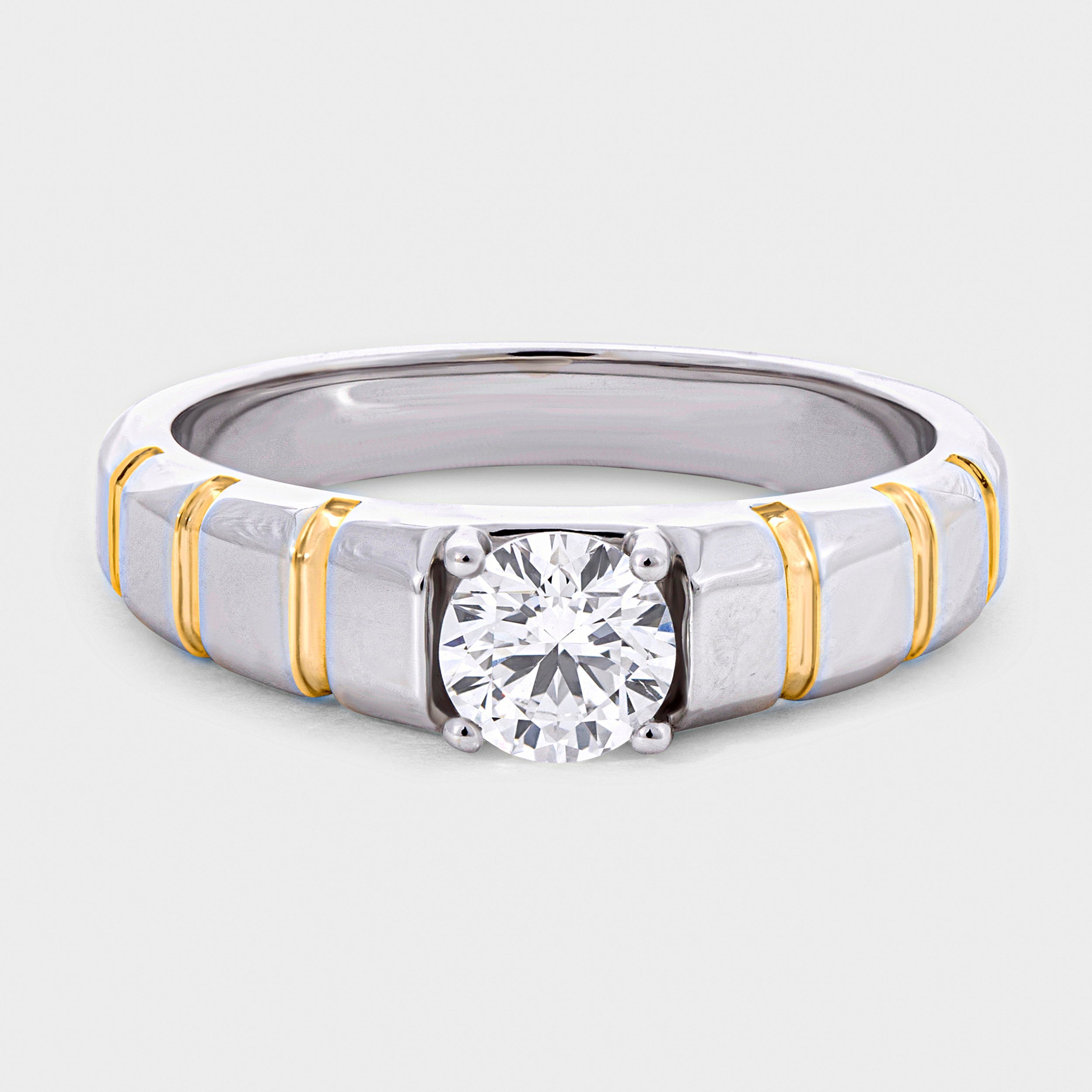 Round Brilliant 0.70 Carat Lab-Grown Solitaire Ring | SKU : 0020067359 - crash.club by CKC