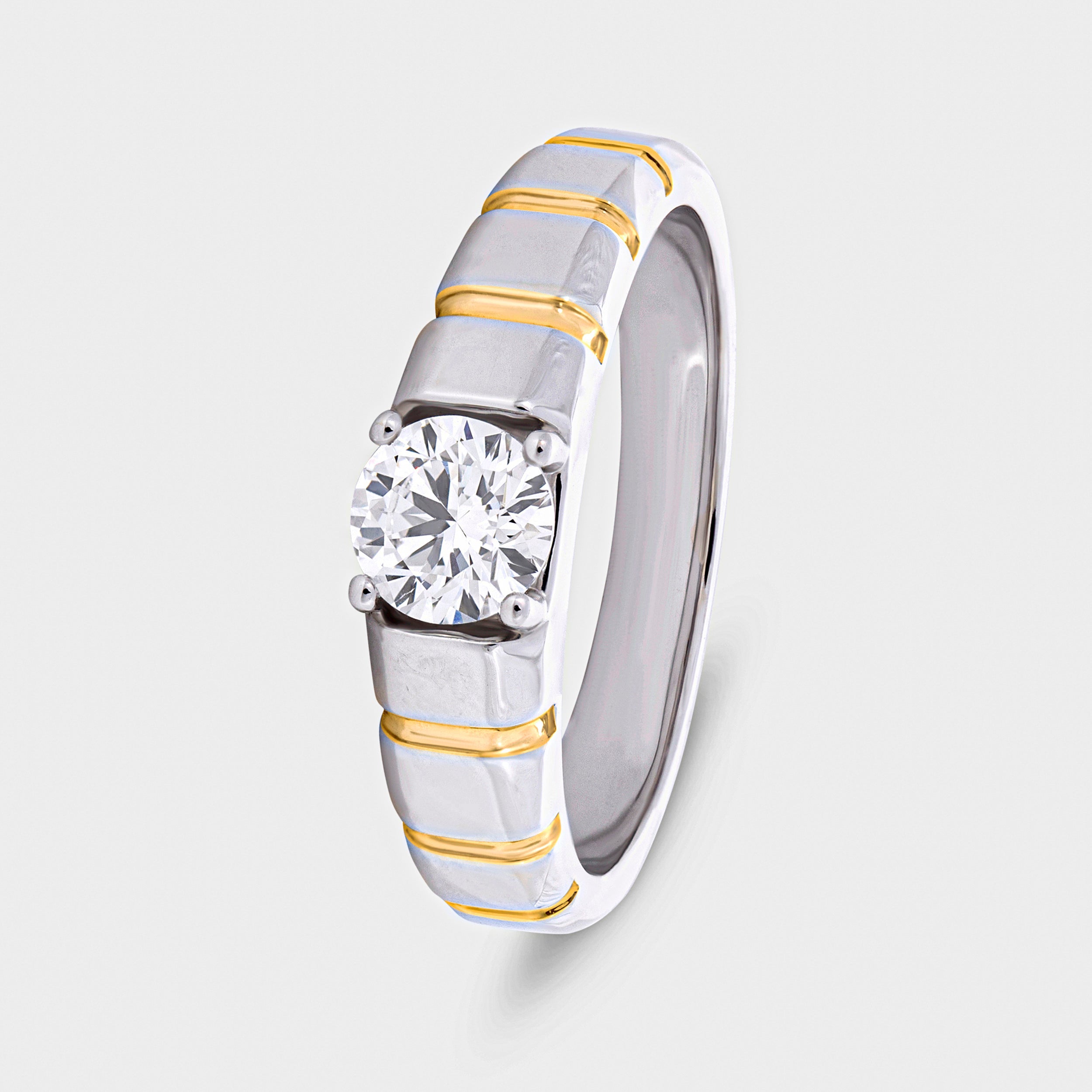 Round Brilliant 0.70 Carat Lab-Grown Solitaire Ring | SKU : 0020067359 - crash.club by CKC