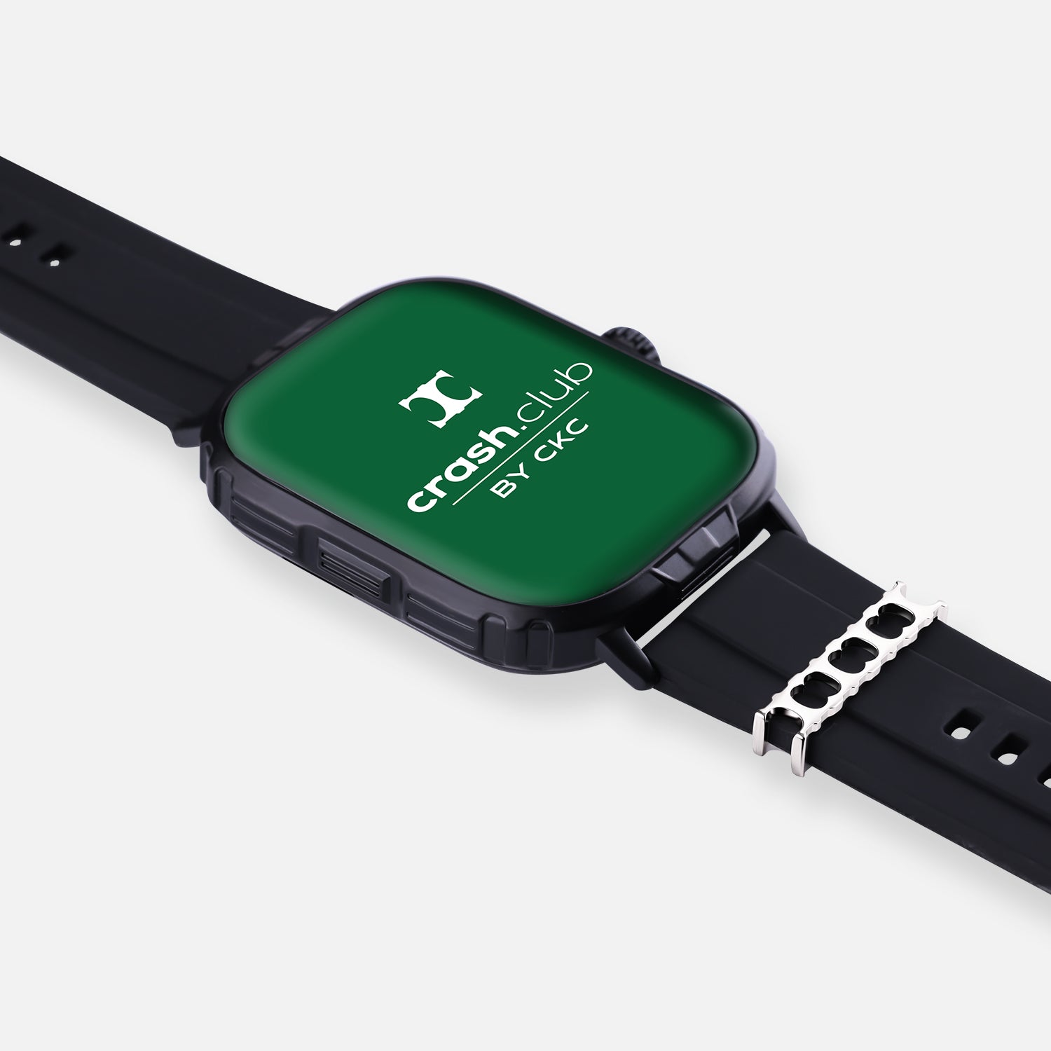 Smartwatch with Silver Charm, Bluetooth Calling & Health Tracking for Men | SKU : 0022607195, 0005857616