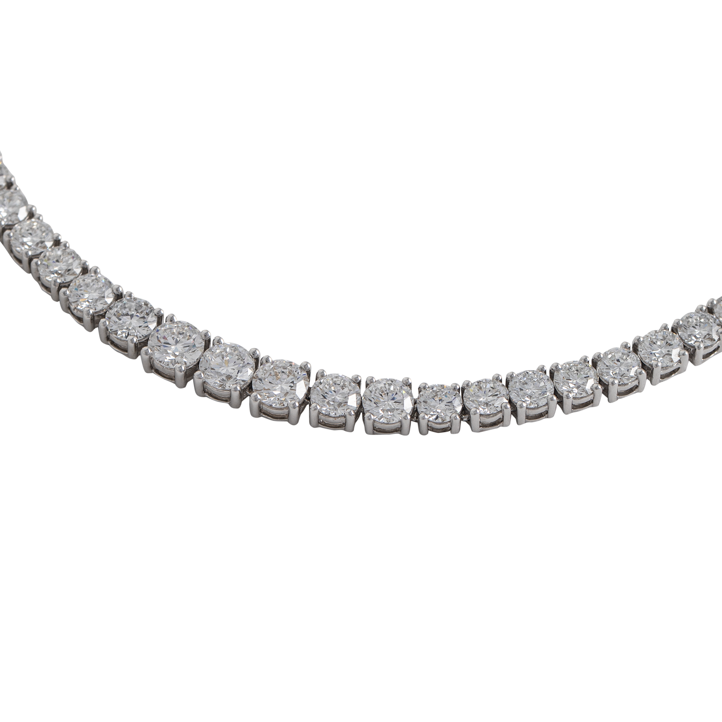 Elegant Round Brilliant Cut Lab Grown Diamond Necklace | SKU: 0019052670