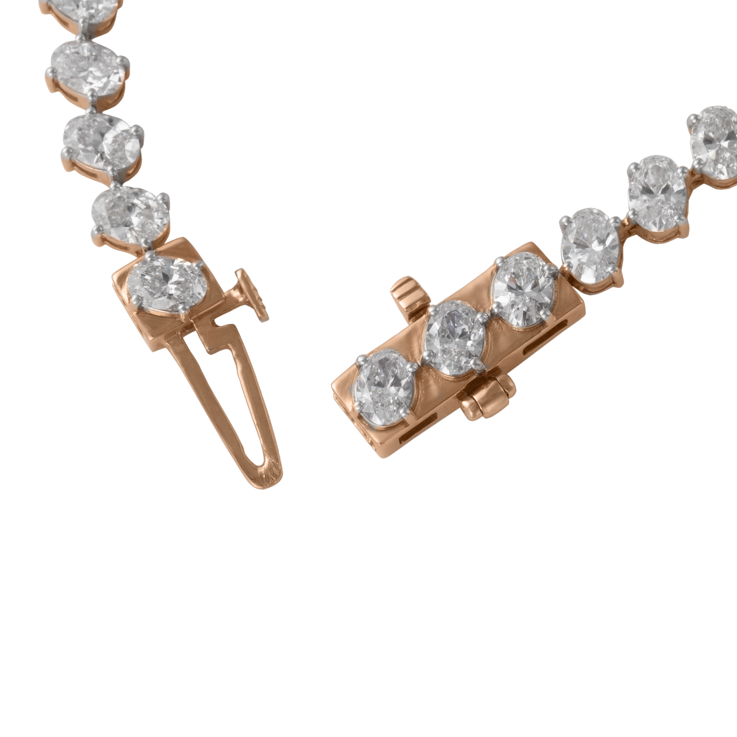 Lab-Grown Diamonds Bracelet in a Rose Gold Symphony | SKU : 0019052069