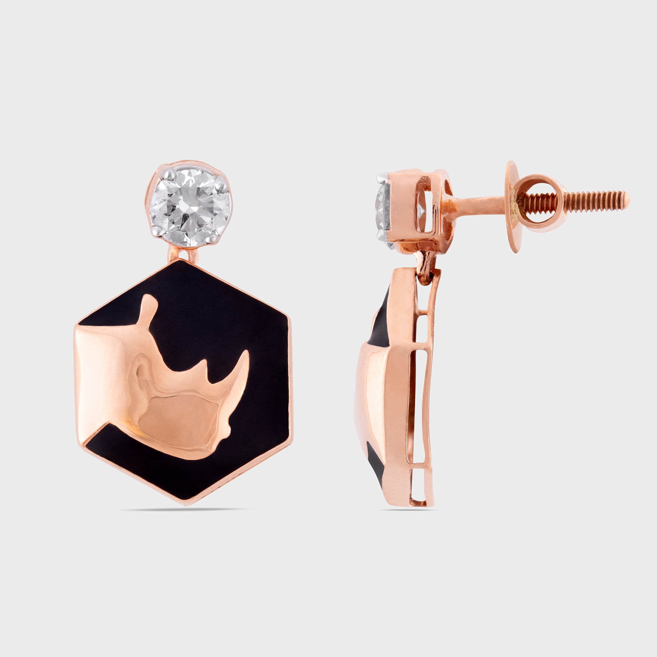 Brilliant Round 0.48 Pair Carat Lab Grown Solitaire Ear Studs | SKU : 0019510675