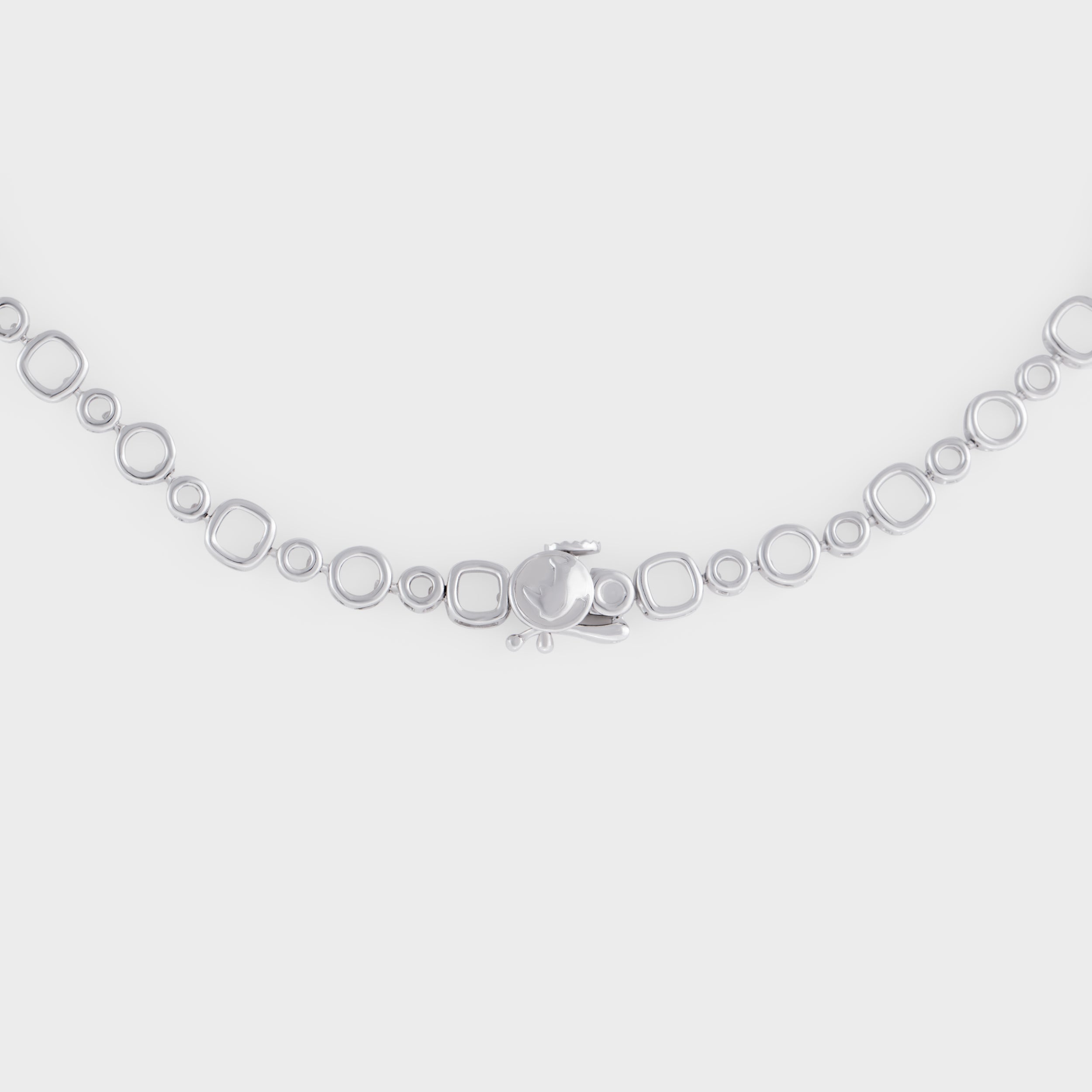 Cushion & Round Brilliant Cut 8.18 Carats Lab-Grown Diamonds Solitaire Necklace | SKU : 0019510705