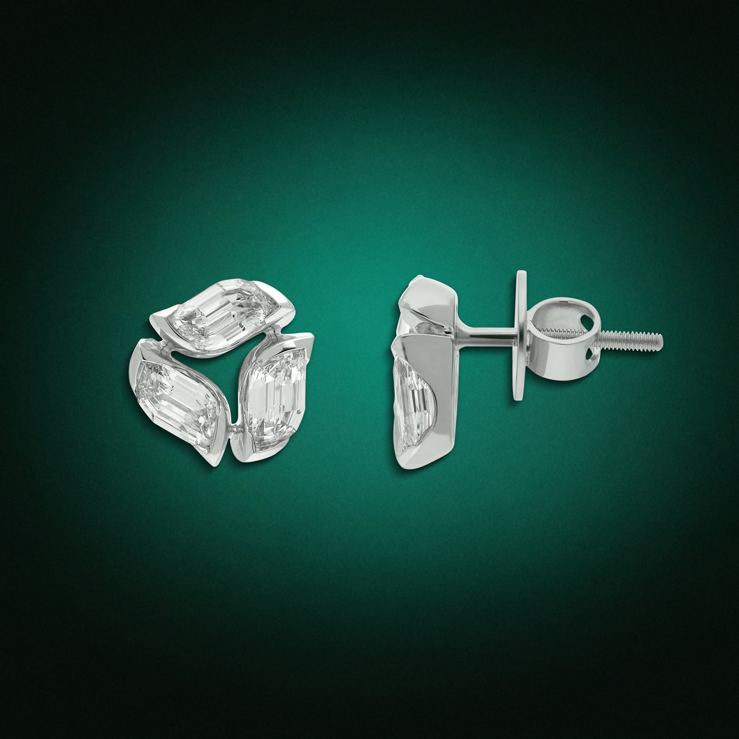 Gold Tops with Flame-Cut Lab-Grown Diamonds | SKU : 0021957086