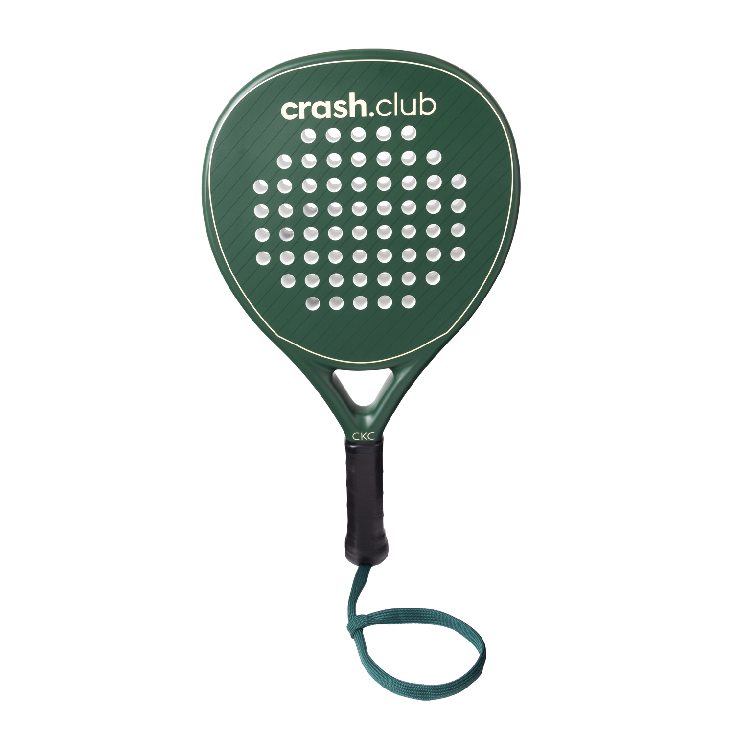 Crash.Club Signature Padel Racket – Green Edition with Wrist Strap - ACC2403