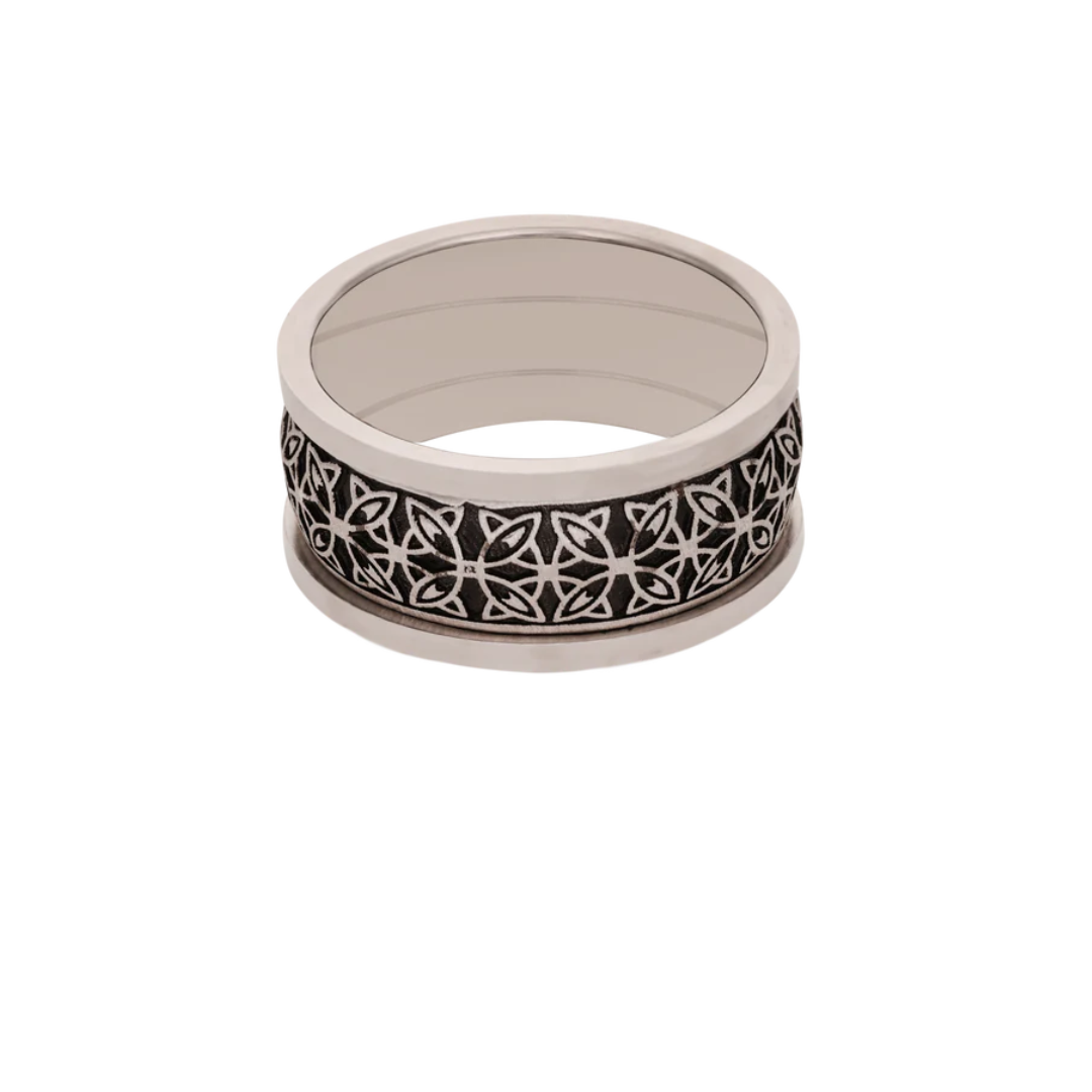 STERLING SILVER OXIDIZED BAND RING