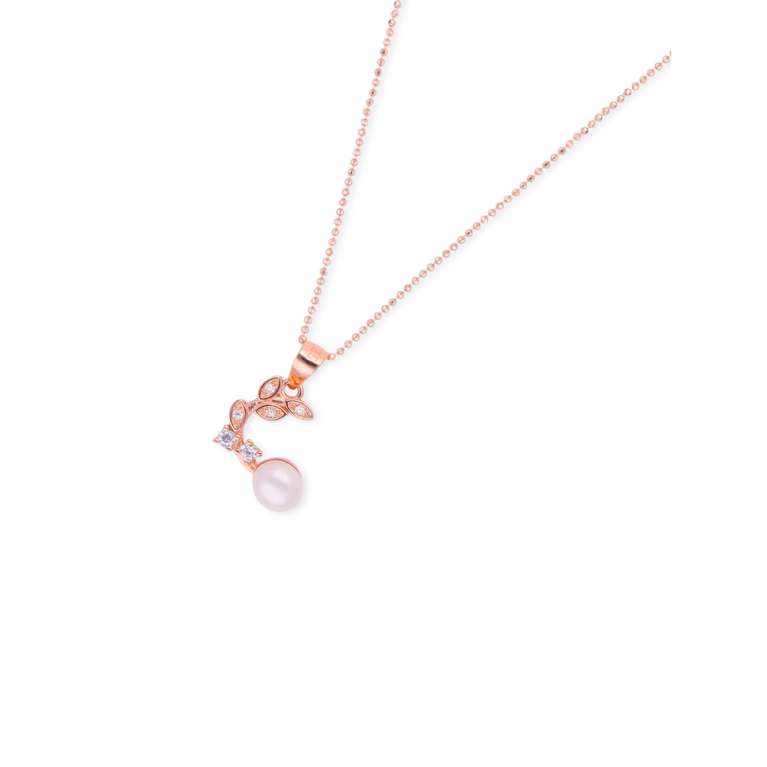 STERLING SILVER ROSE GOLD CHAIN PENDANT | SKU: 0018940183, 0018940282, 0018940206, 0018940268, 0018940169, 0018940145, 0018940329, 0018940244, 0018940305